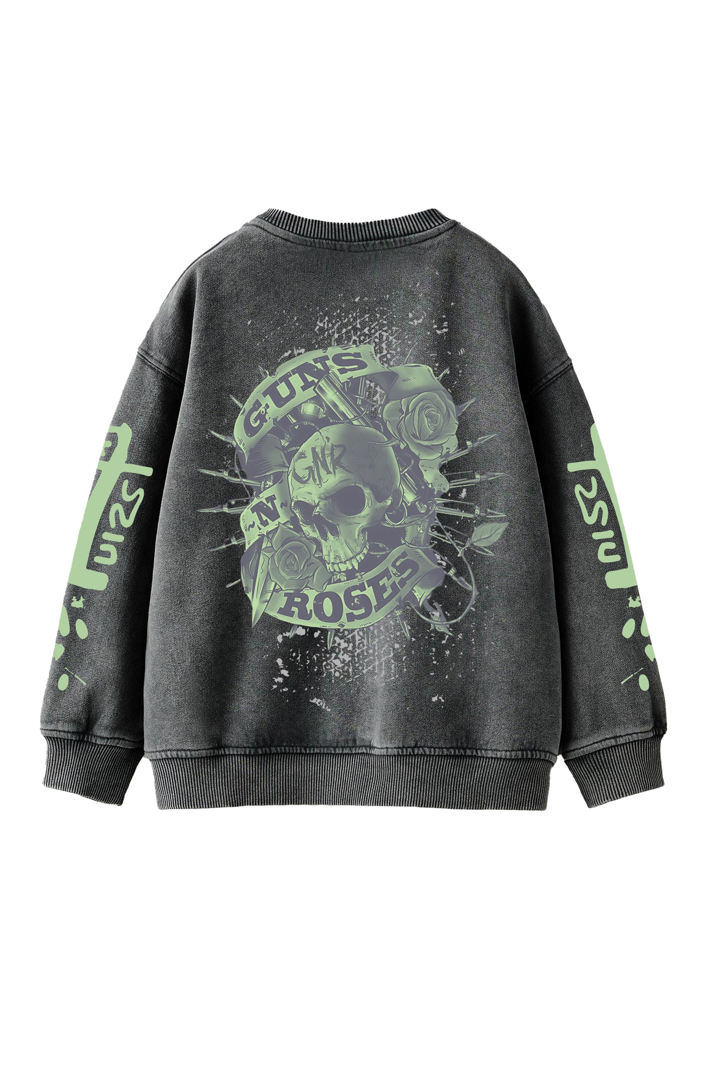 Guns N Roses Designed Oversized Sweatshirt