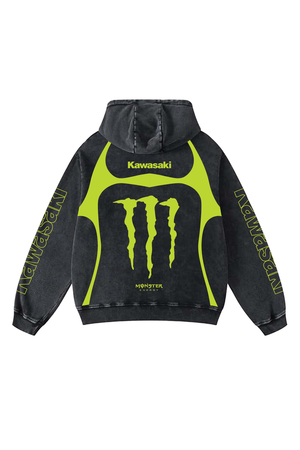 Kawasaki Designed Oversized Hoodie