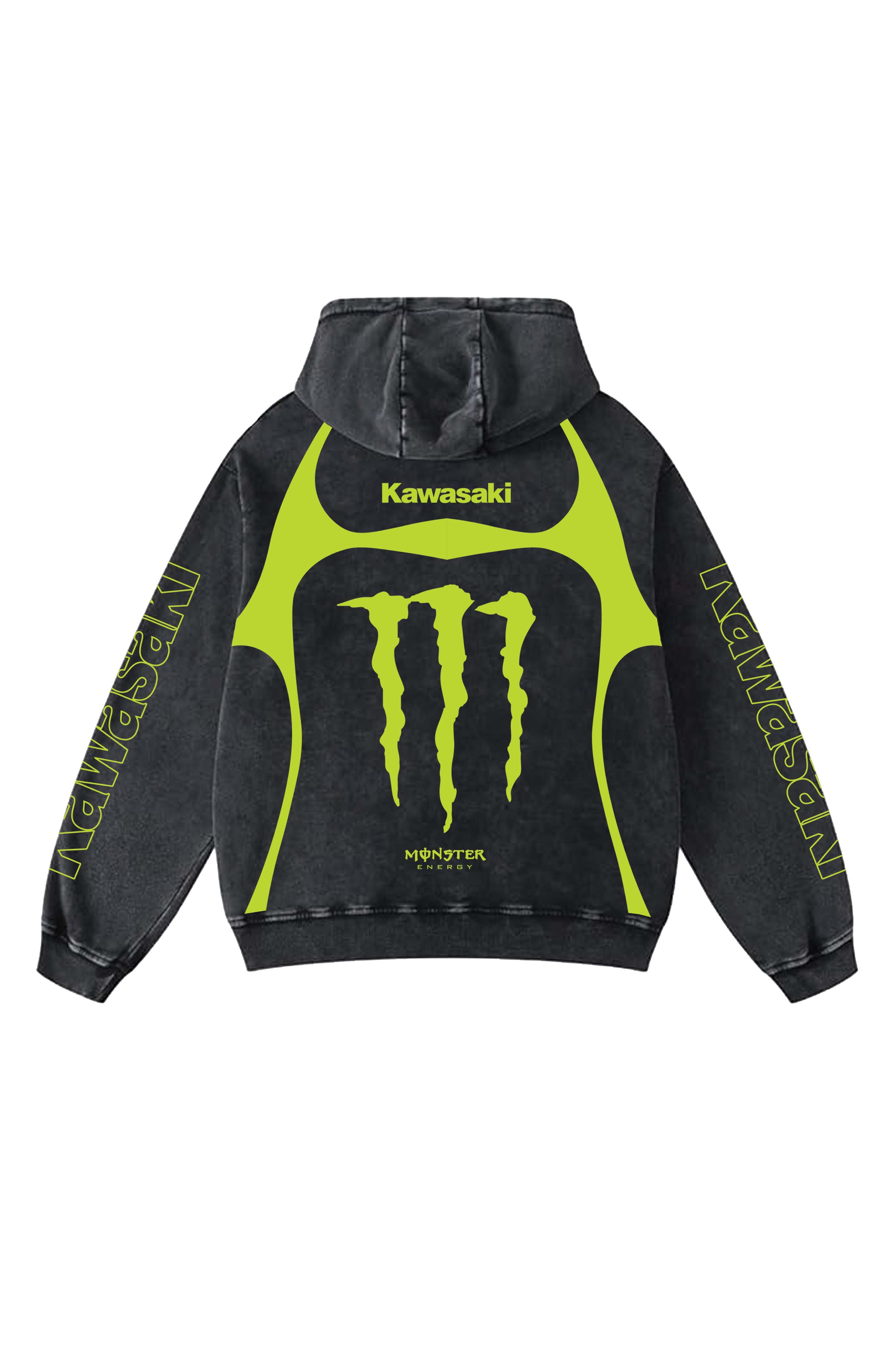 Kawasaki Designed Oversized Hoodie