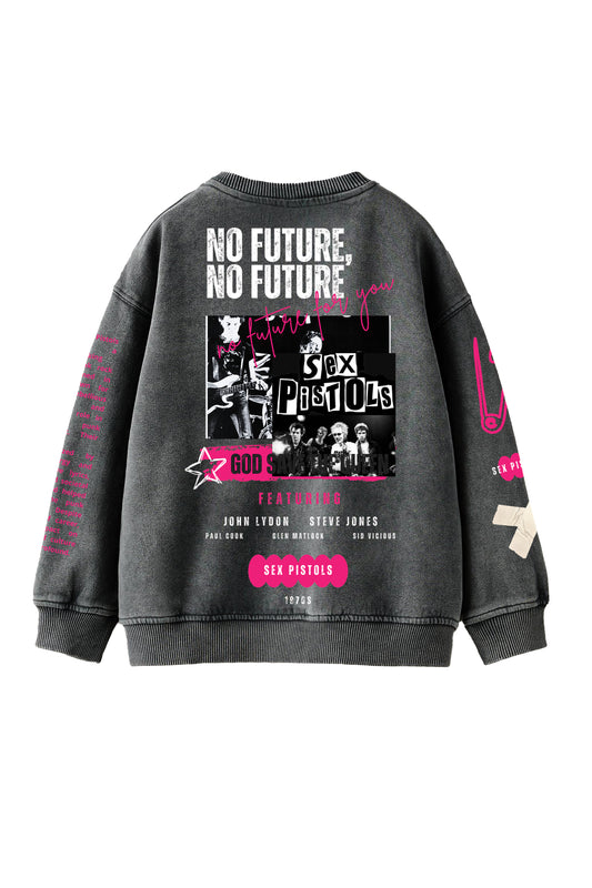 The Pistols Designed Oversized Sweatshirt