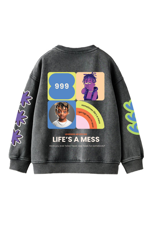 Juice World Designed Oversized Sweatshirt