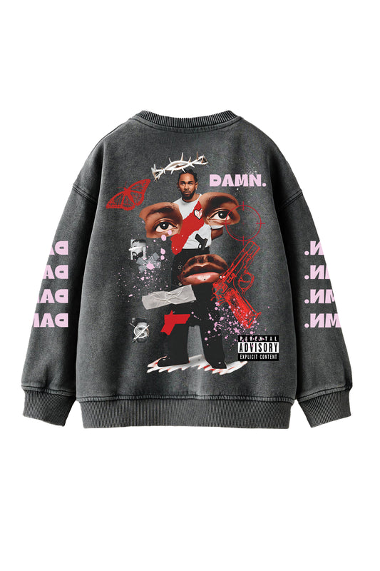 Kendrick Lamar Designed Oversized Sweatshirt