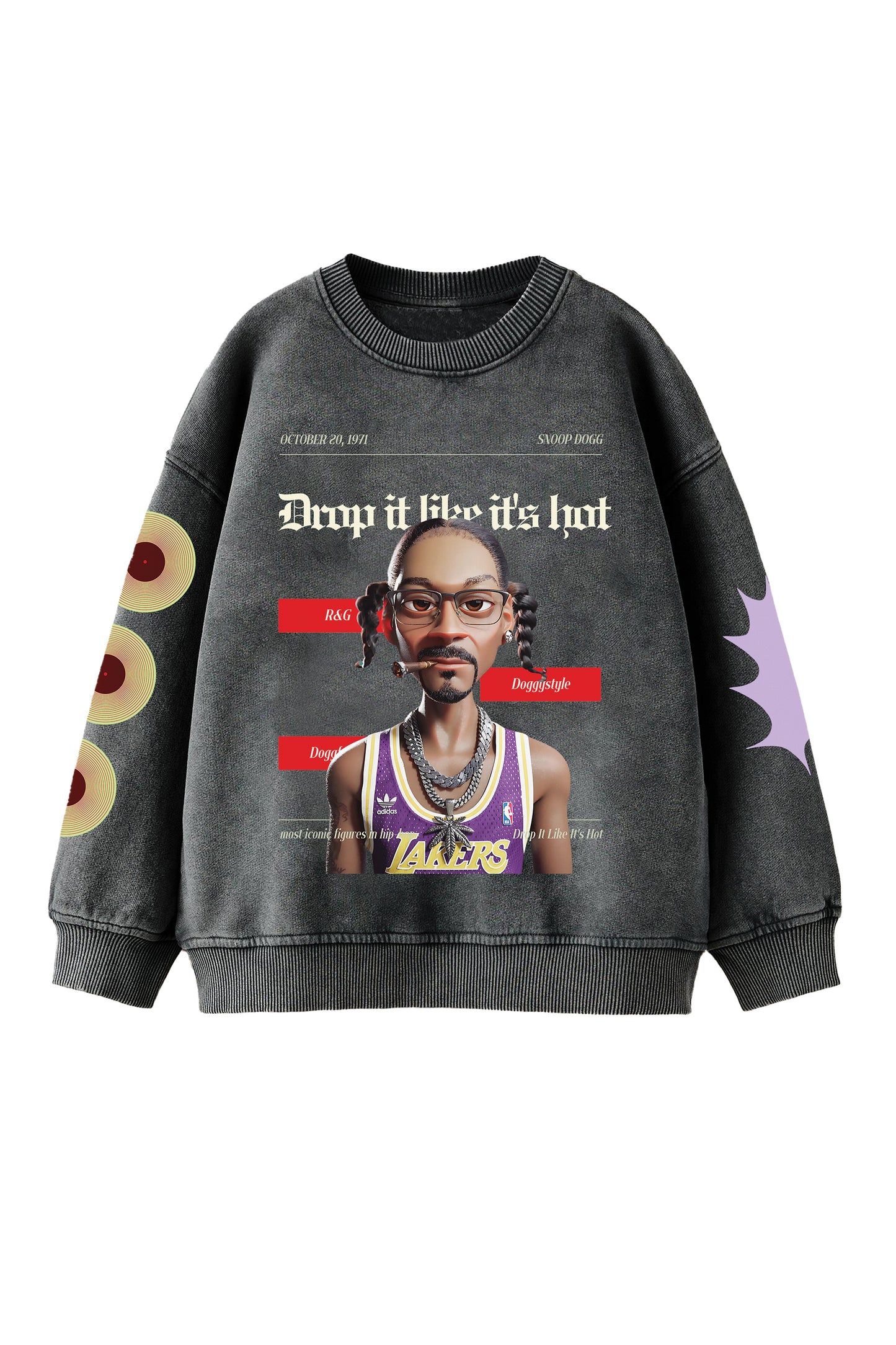 Snoop Dogg Designed Oversized Sweatshirt