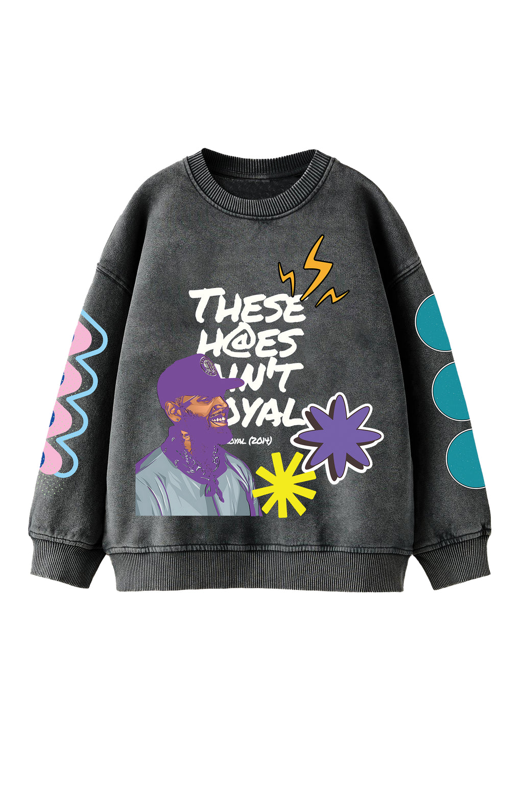 Chris Brown Designed Oversized Sweatshirt