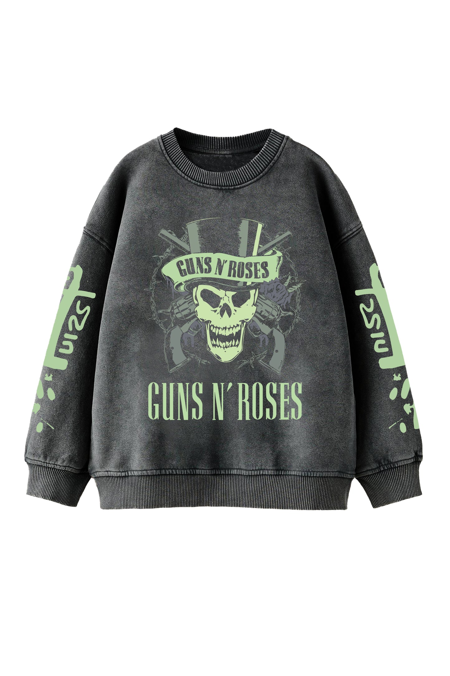 Guns N Roses Designed Oversized Sweatshirt