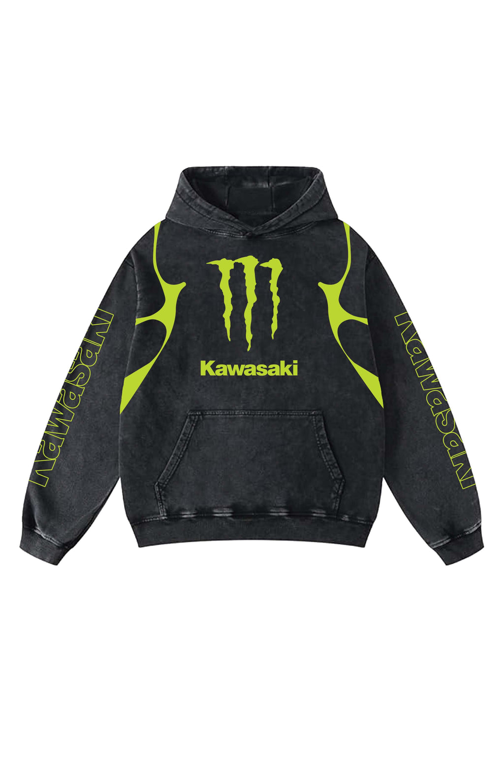 Kawasaki Designed Oversized Hoodie