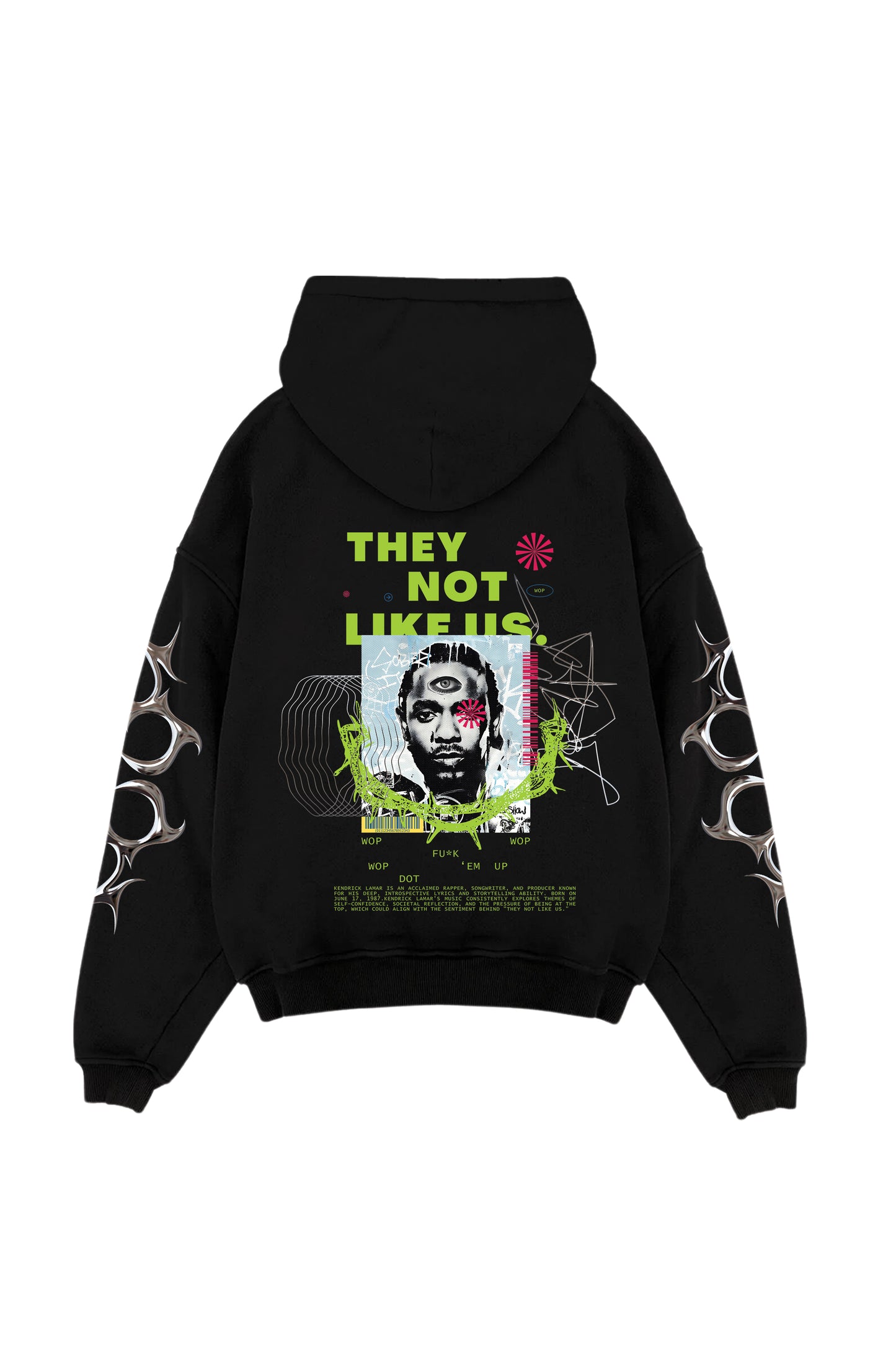 Kendrick Lamar Designed Oversized Hoodie