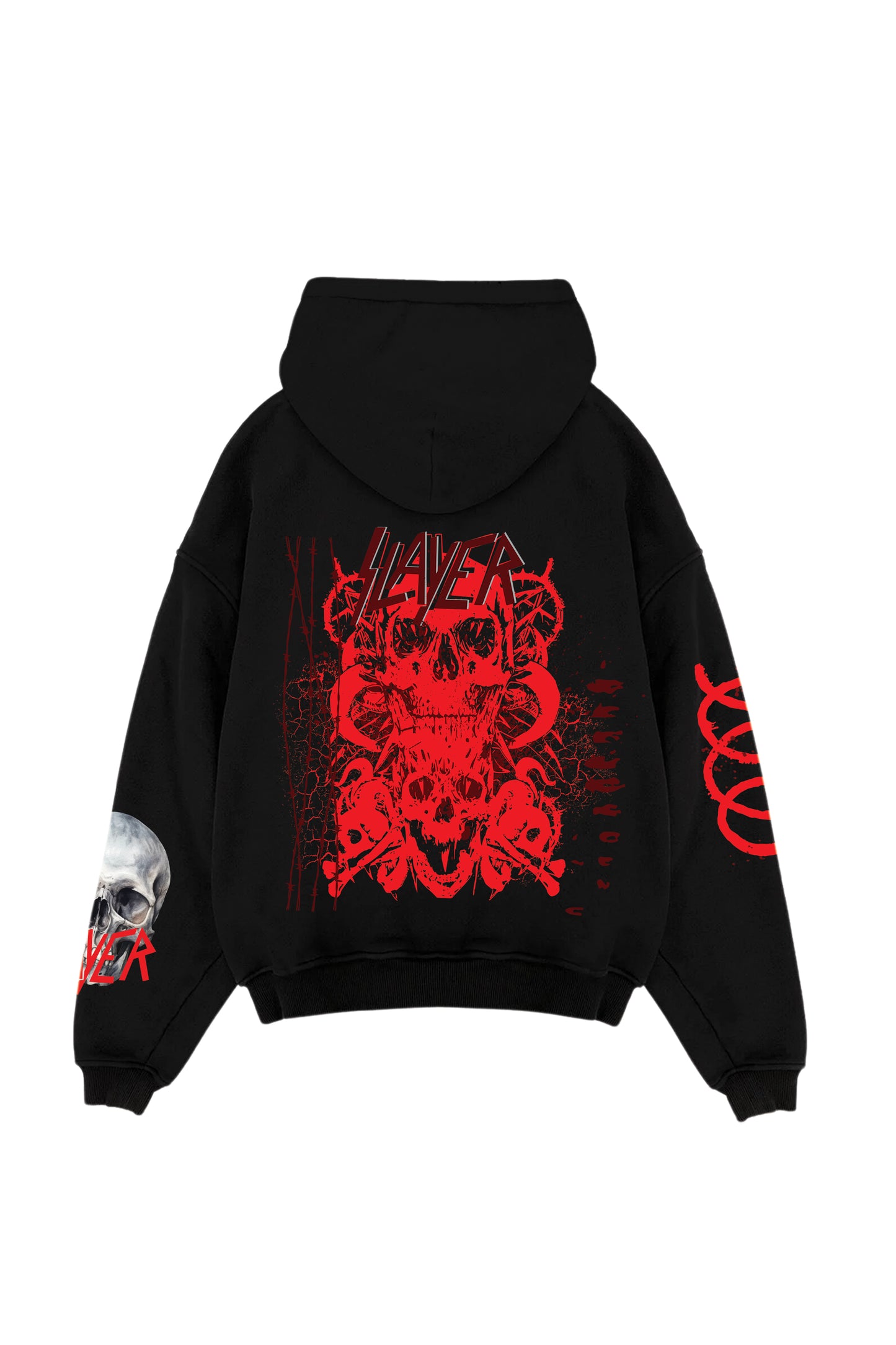 Slayer Designed Oversized Hoodie