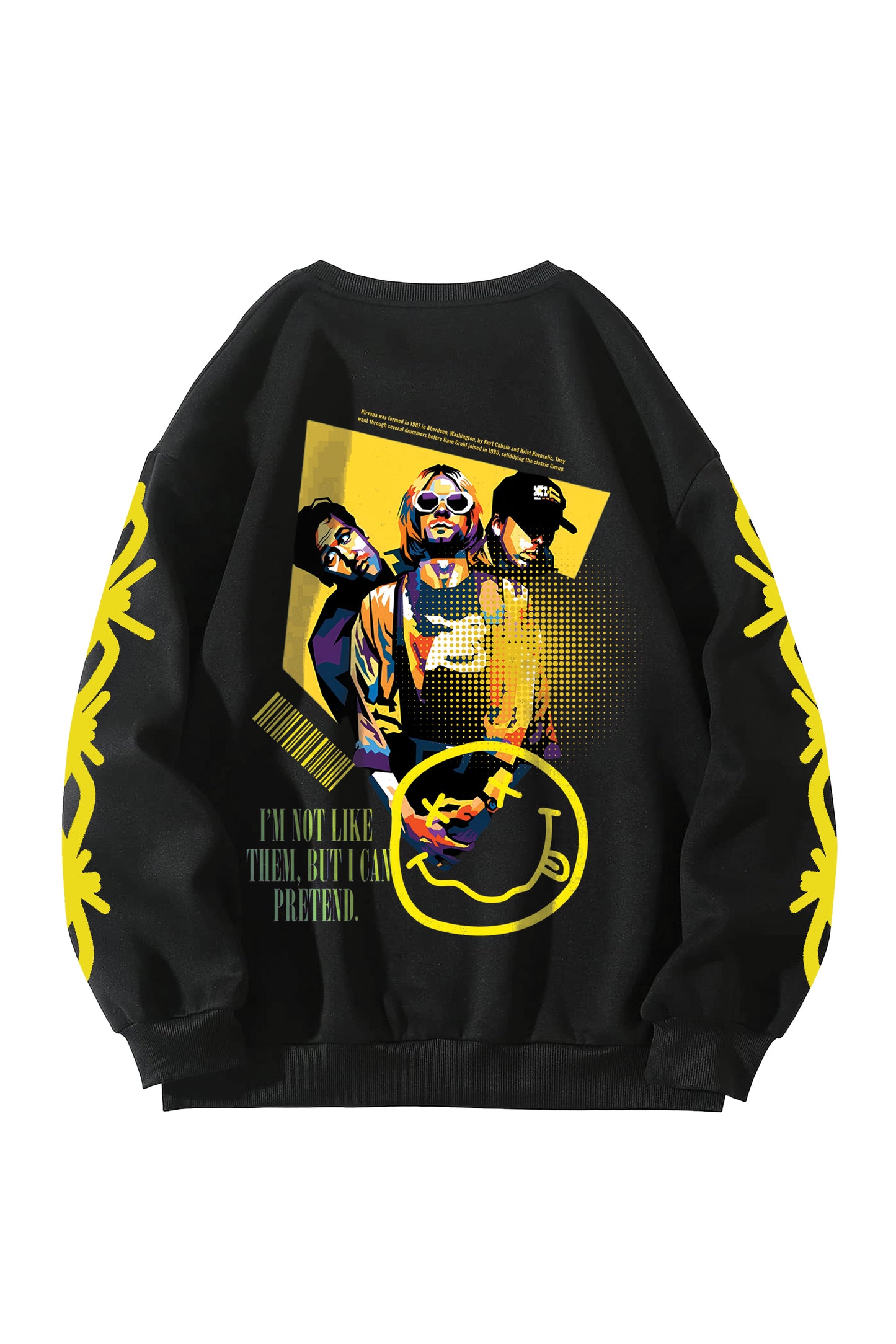 Nirvana Designed Oversized Sweatshirt