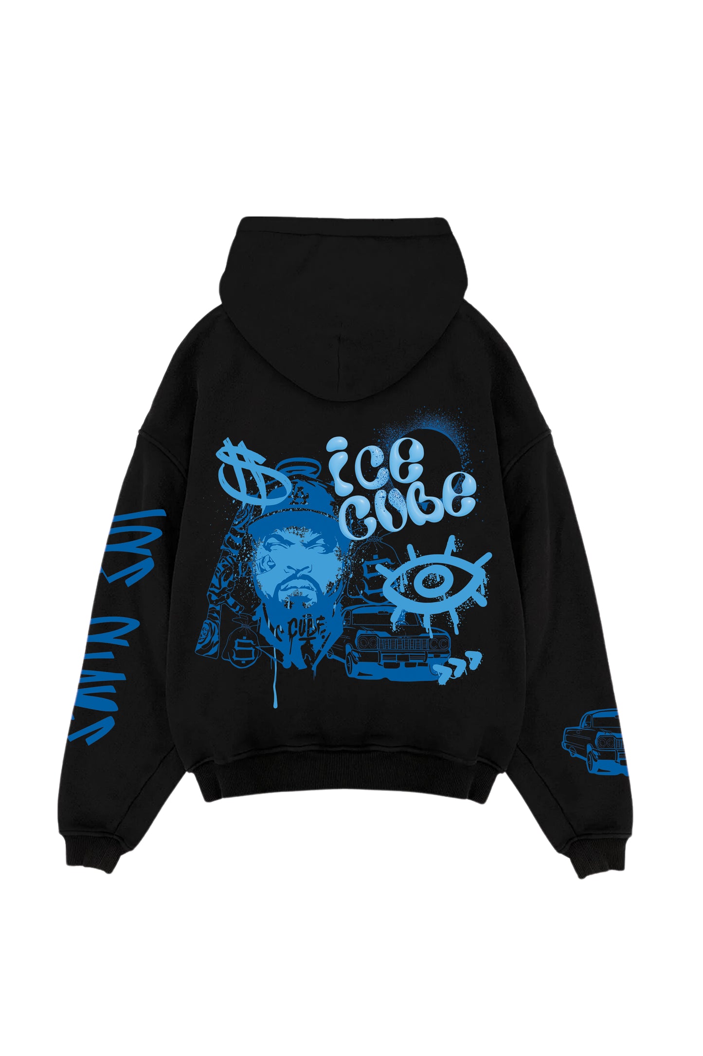 Ice Cube Designed Oversized Hoodie