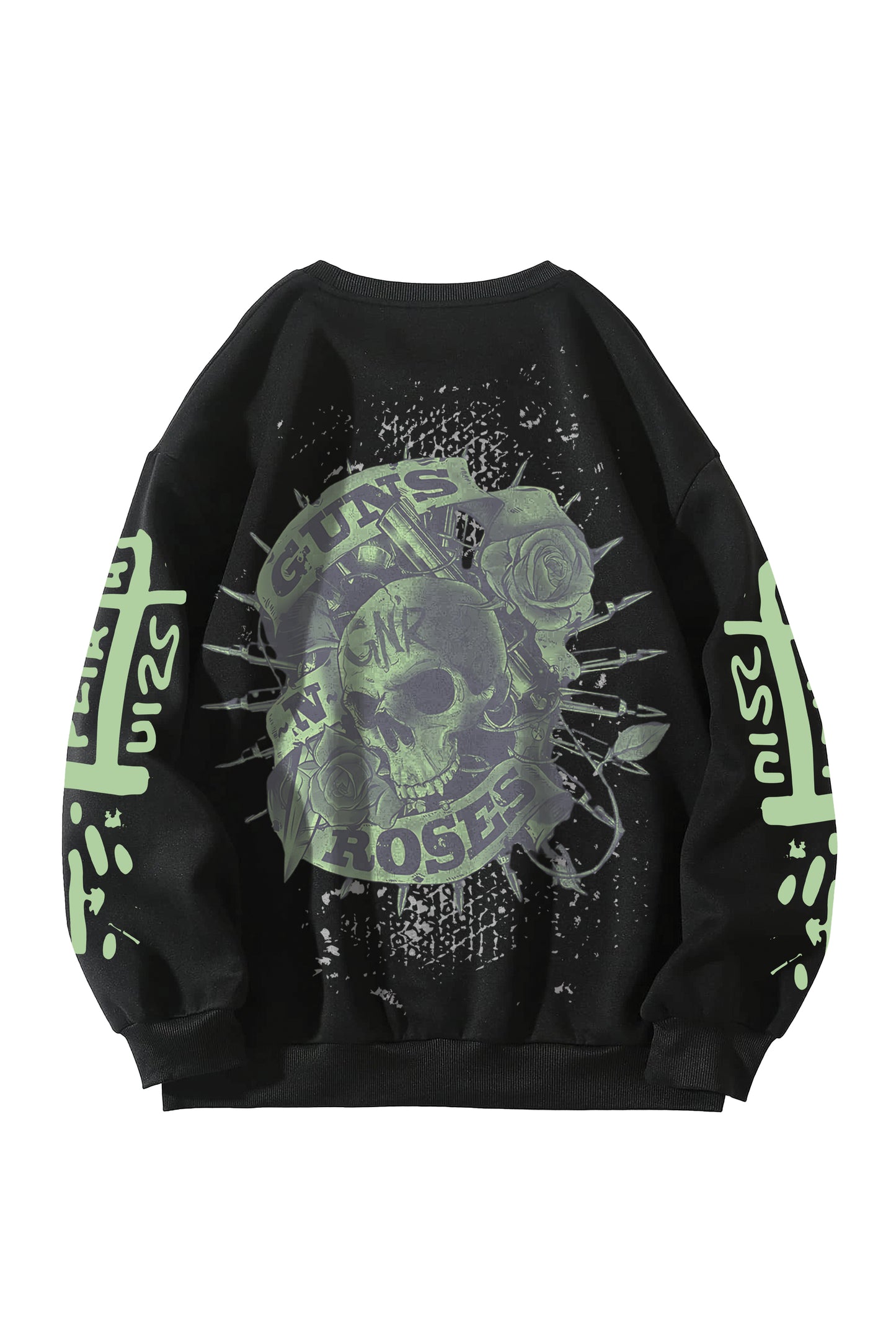 Guns N Roses Designed Oversized Sweatshirt