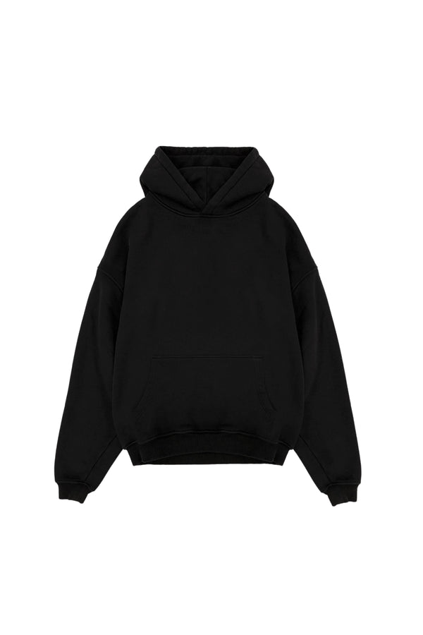 Purely Black Oversized Hoodie