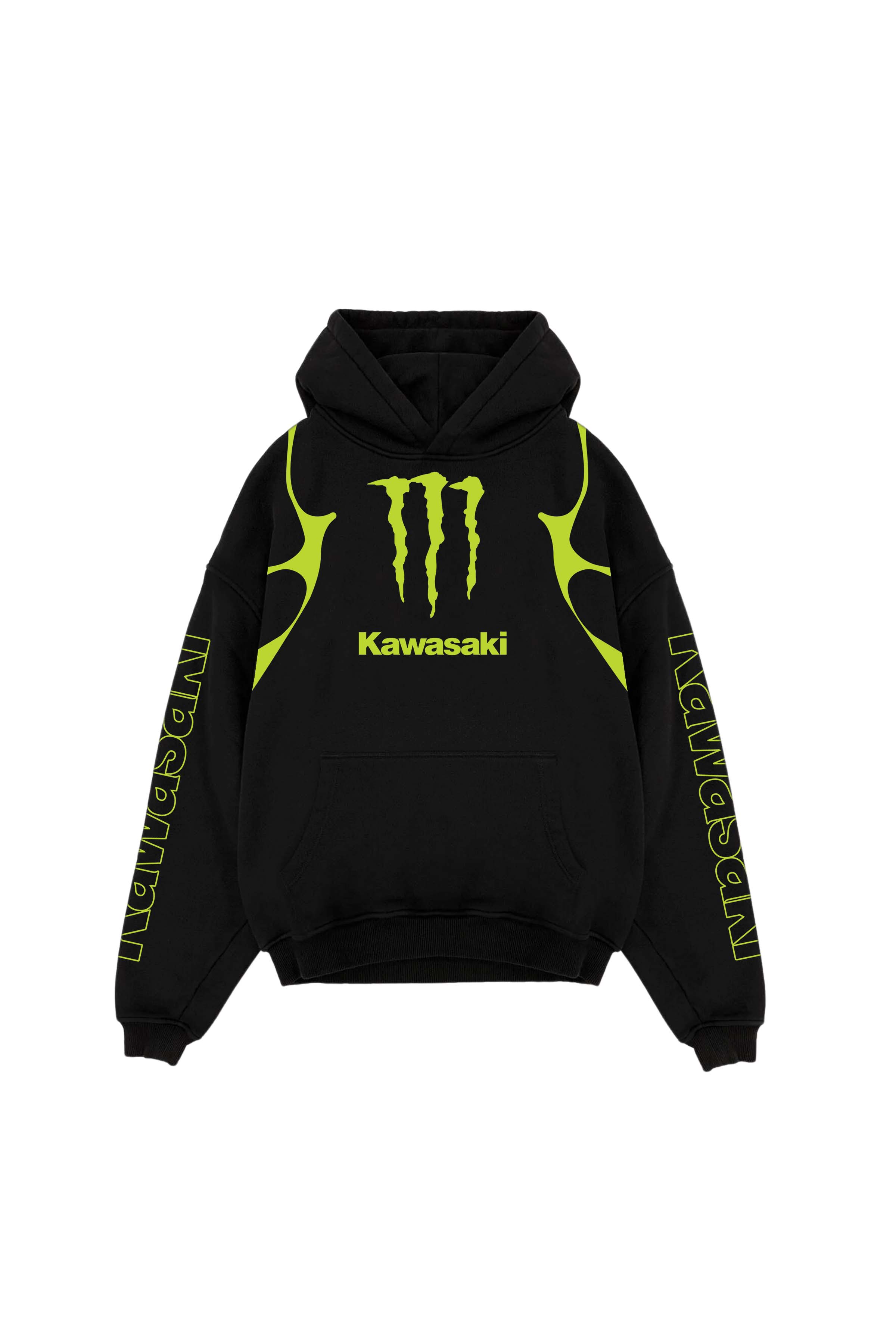 Kawasaki Designed Oversized Hoodie