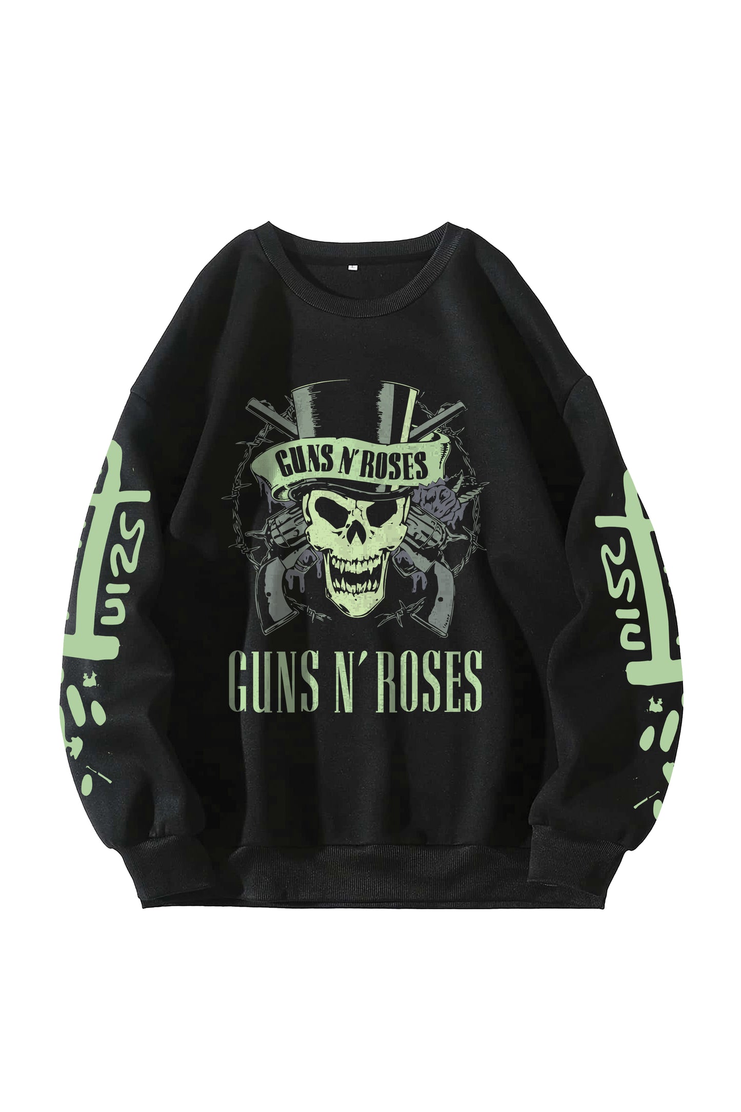 Guns N Roses Designed Oversized Sweatshirt