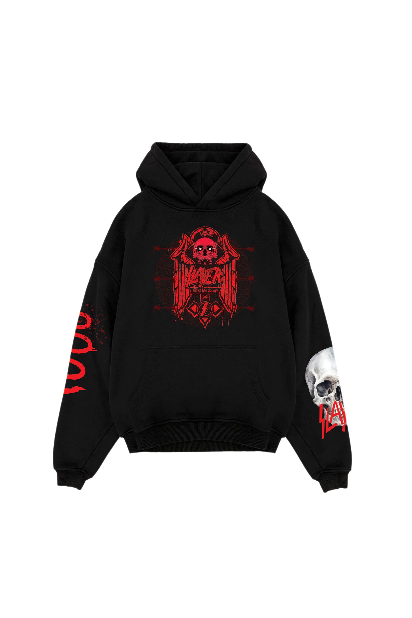 Slayer Designed Oversized Hoodie