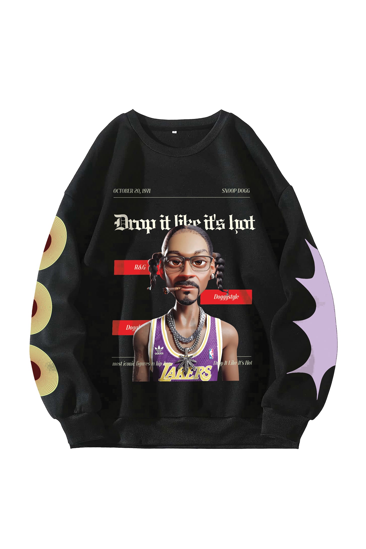 Snoop Dogg Designed Oversized Sweatshirt