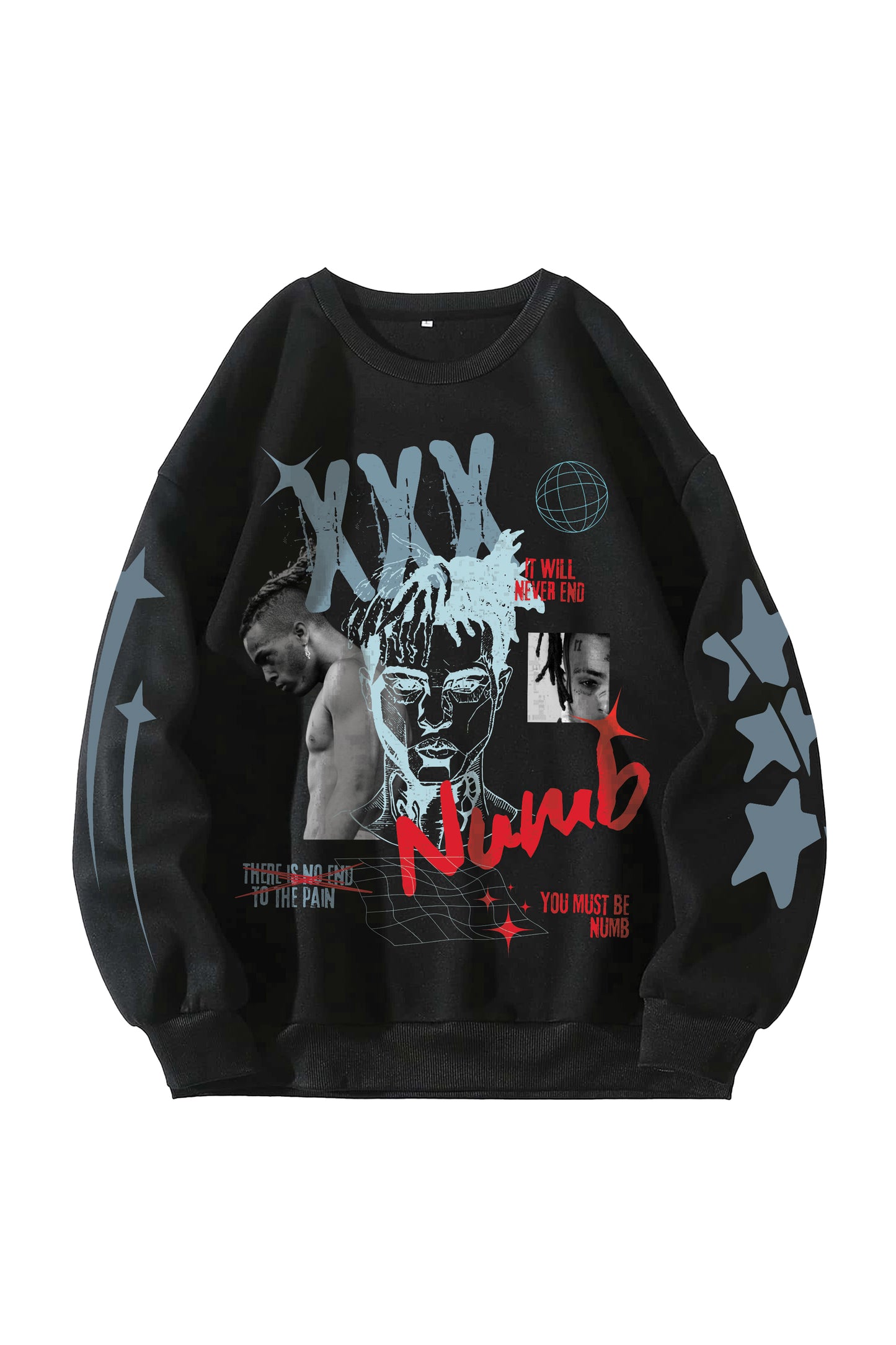 XXX Tentacion Designed Oversized Sweatshirt