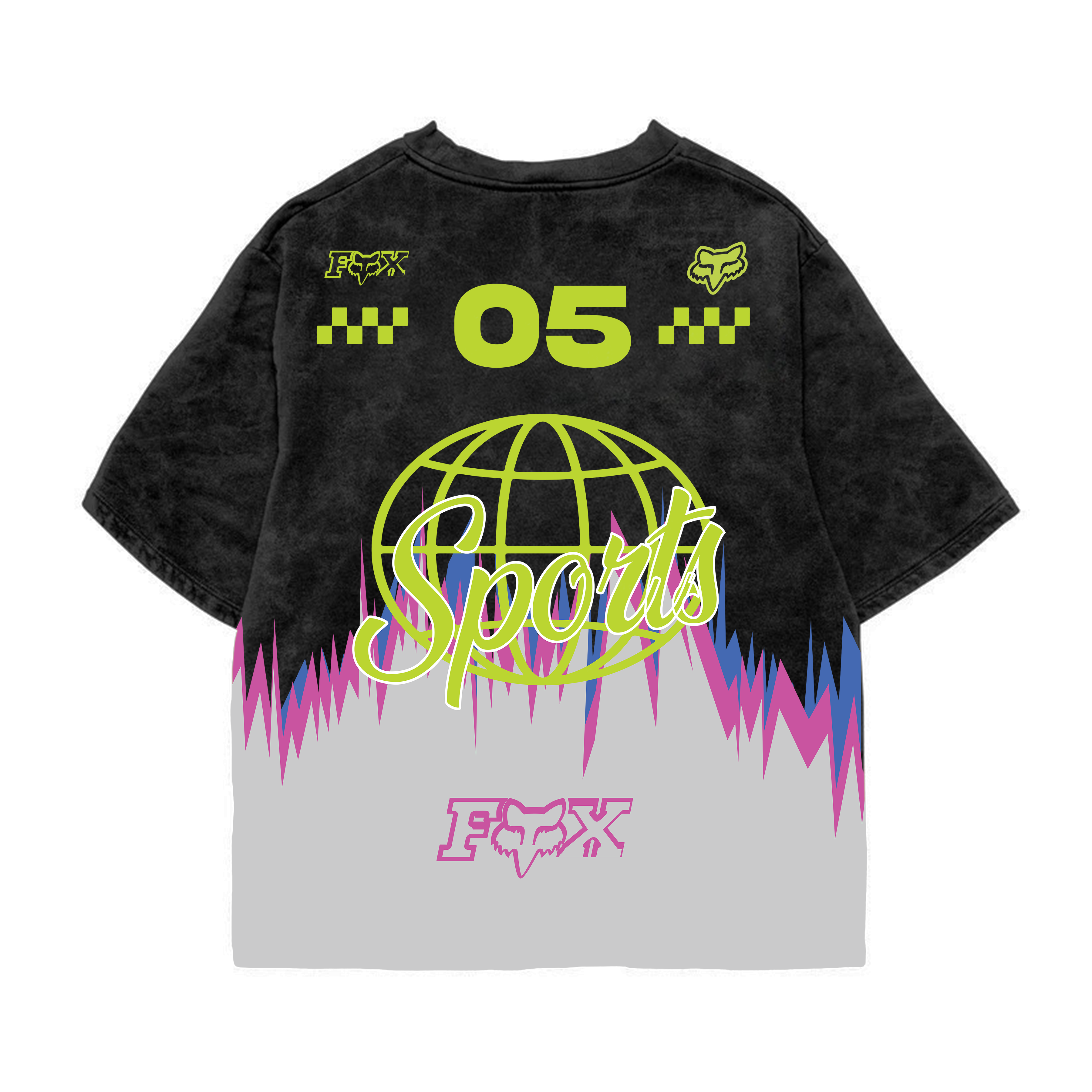 Fox Racing Designed Oversized Tee