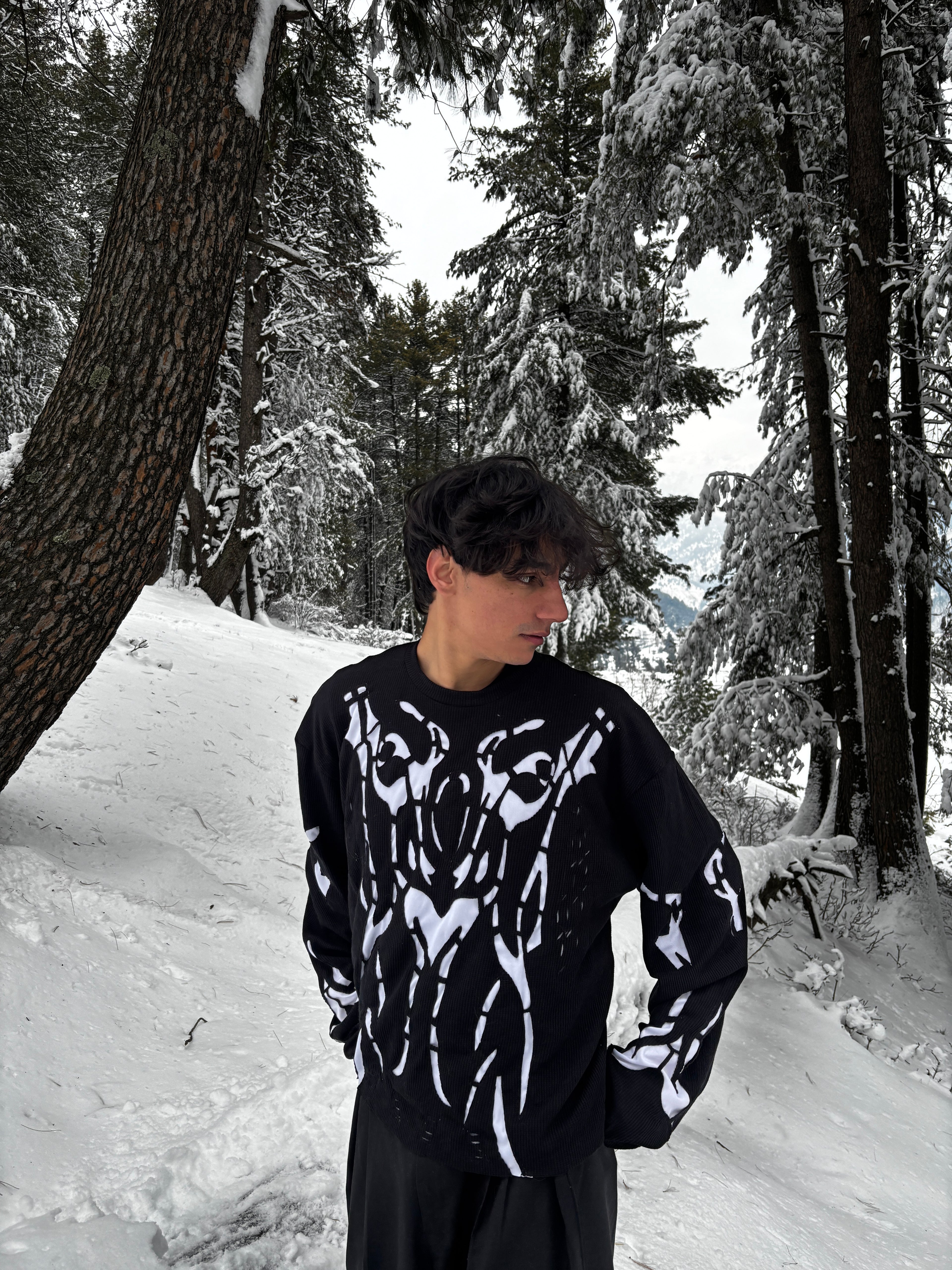 WRAITH FORM WAFFLE TEE