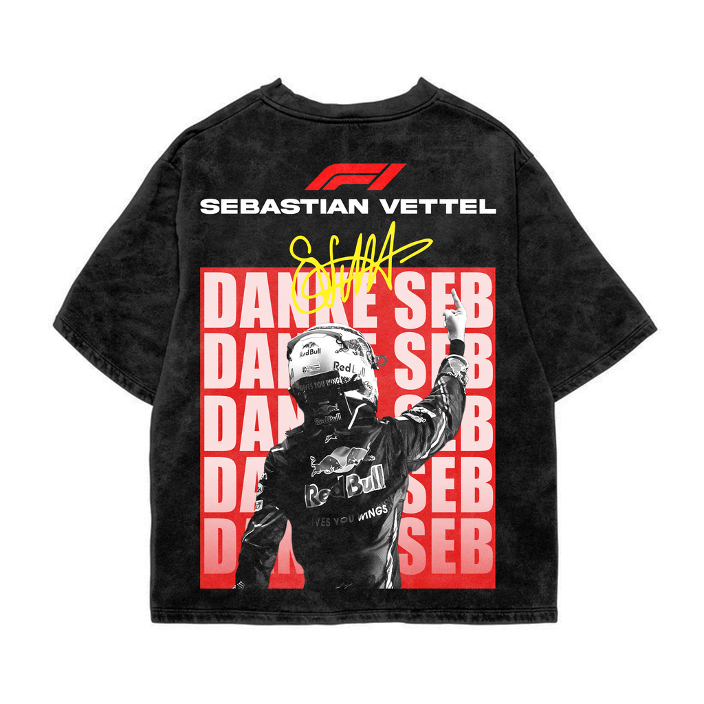 Danke Acid Wash Oversized Tee