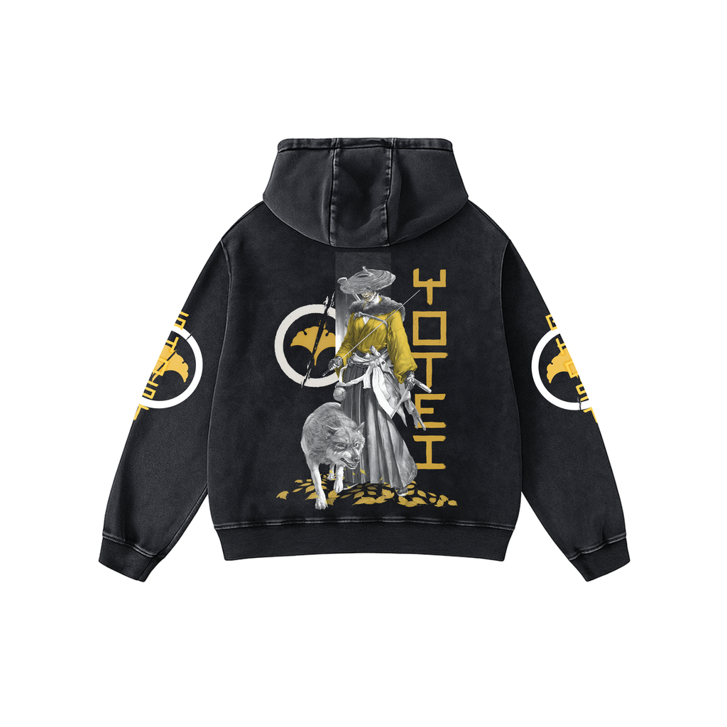 Ghost of Yōtei Acid Wash Hoodie