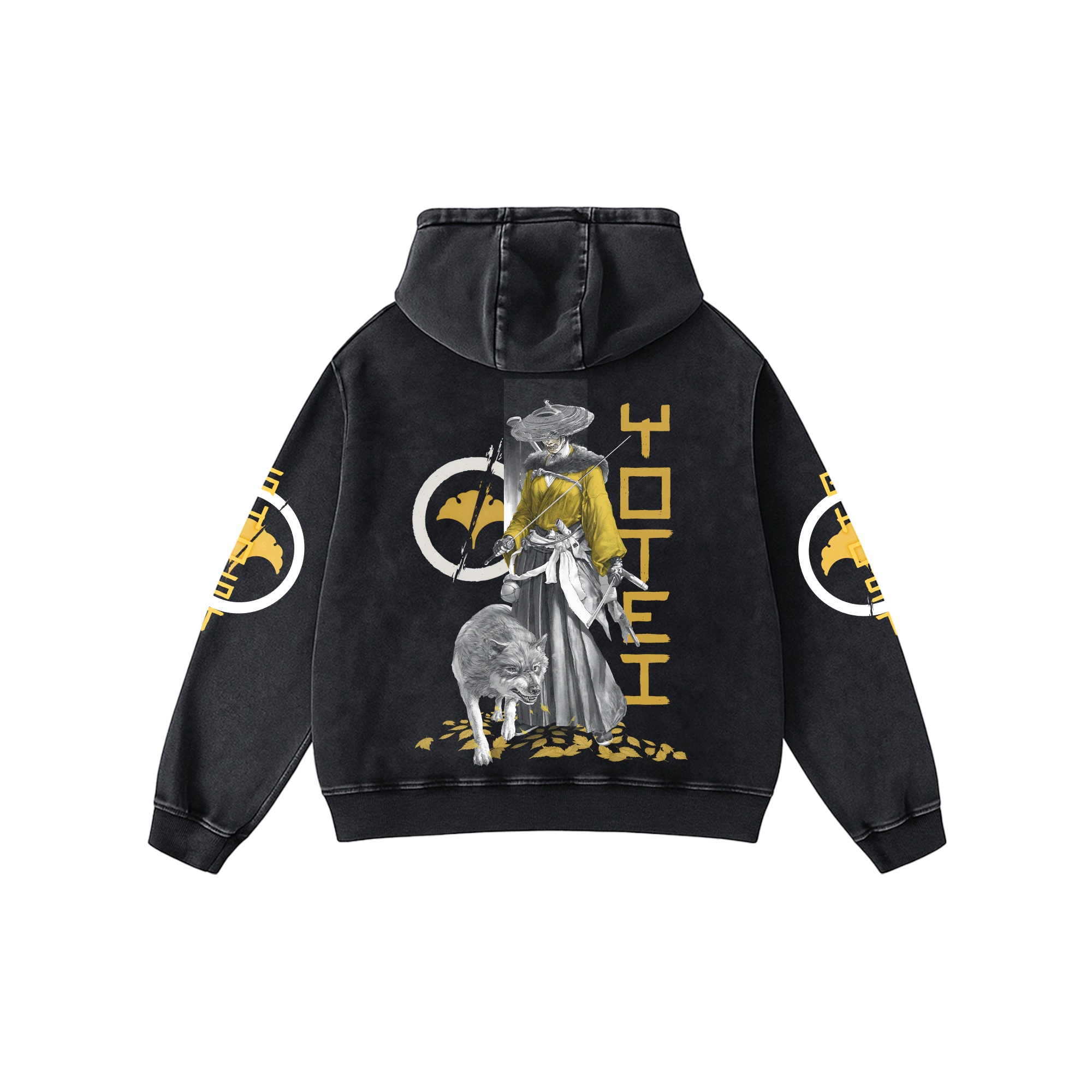 Ghost of Yōtei Acid Wash Hoodie