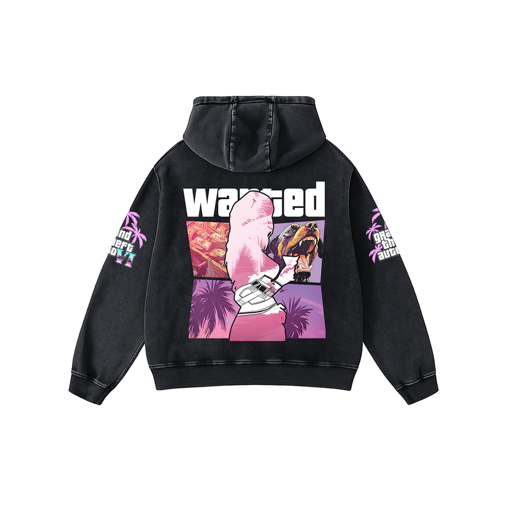 GTA VI Acid Wash Hoodie