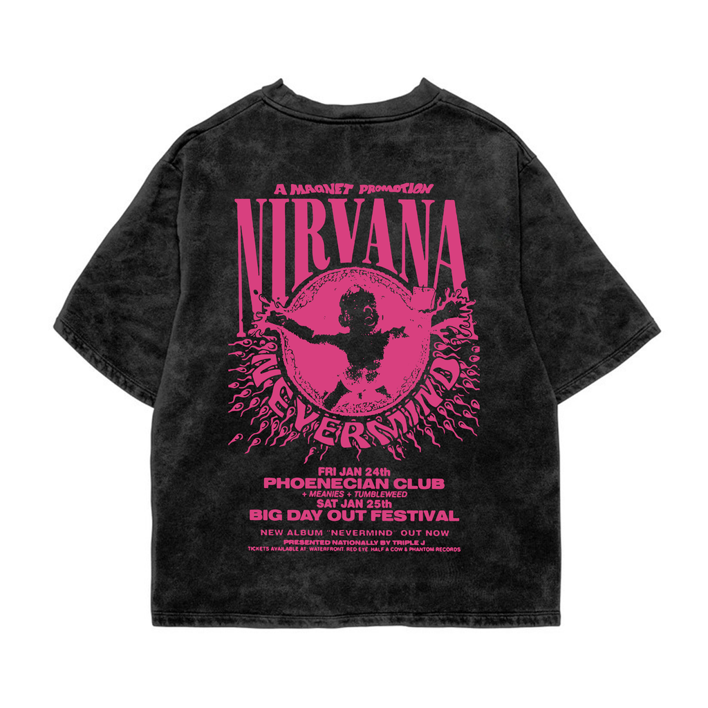 Nirvana Designed Oversized T-shirt