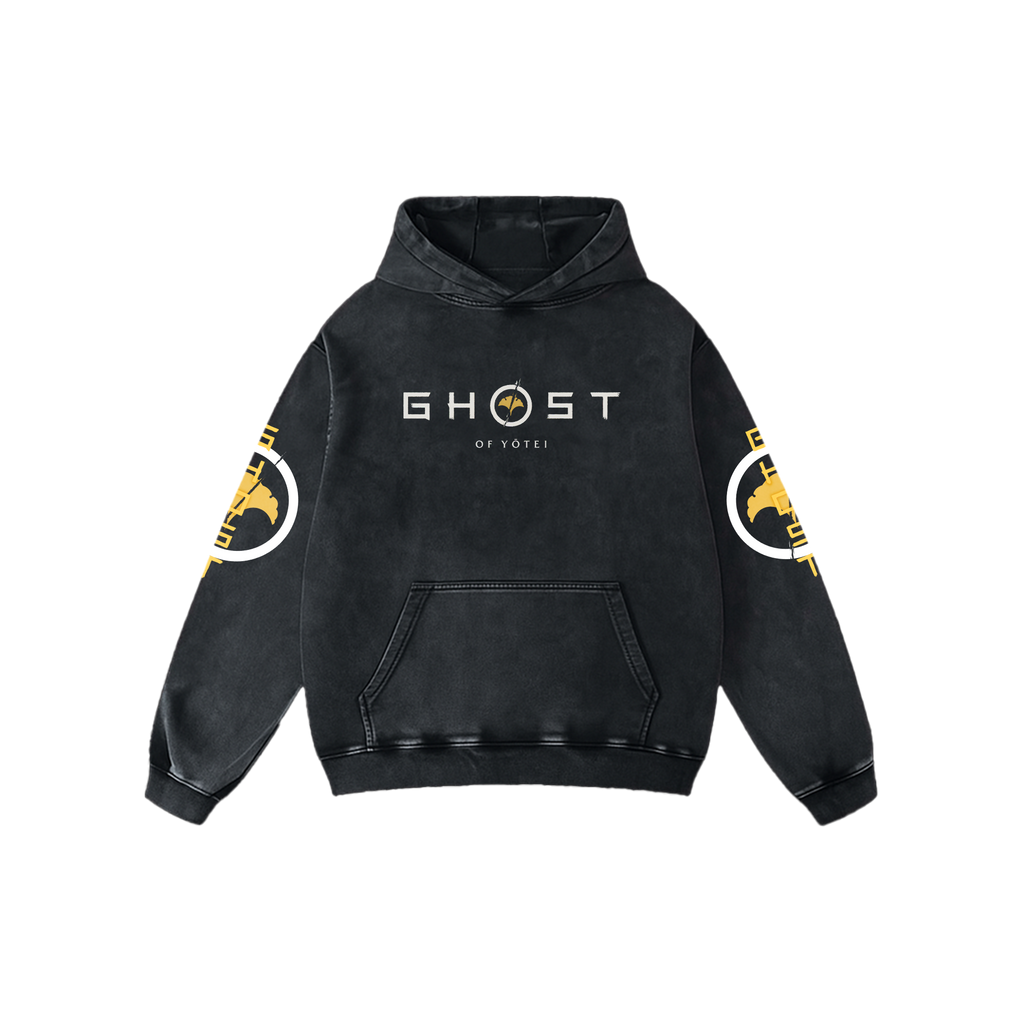 Ghost of Yōtei Acid Wash Hoodie