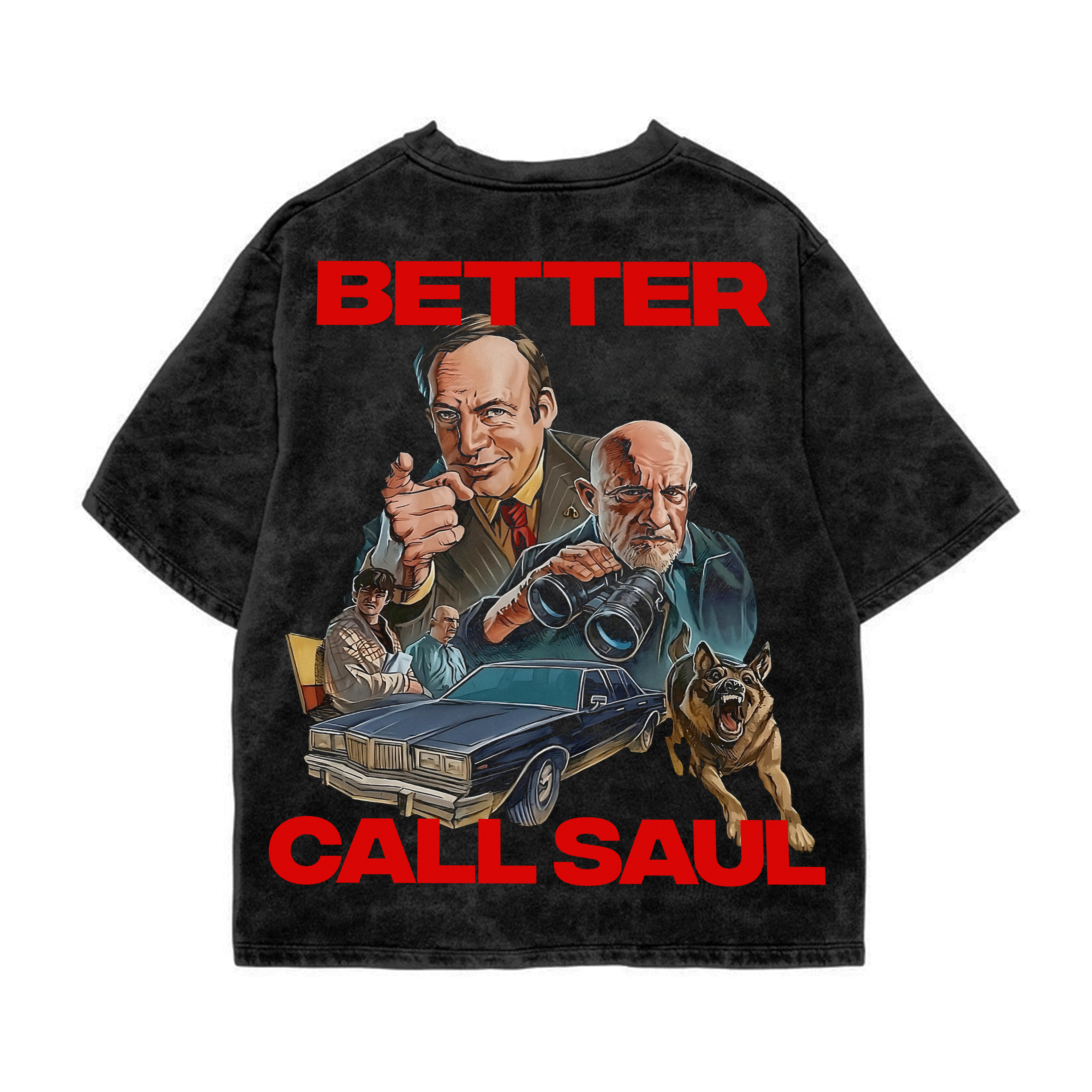 Saul Goodman Acid Wash Oversized Tee