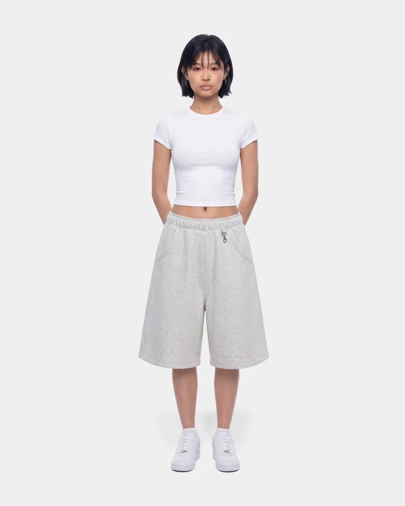 Grey Pocket Sweatshorts