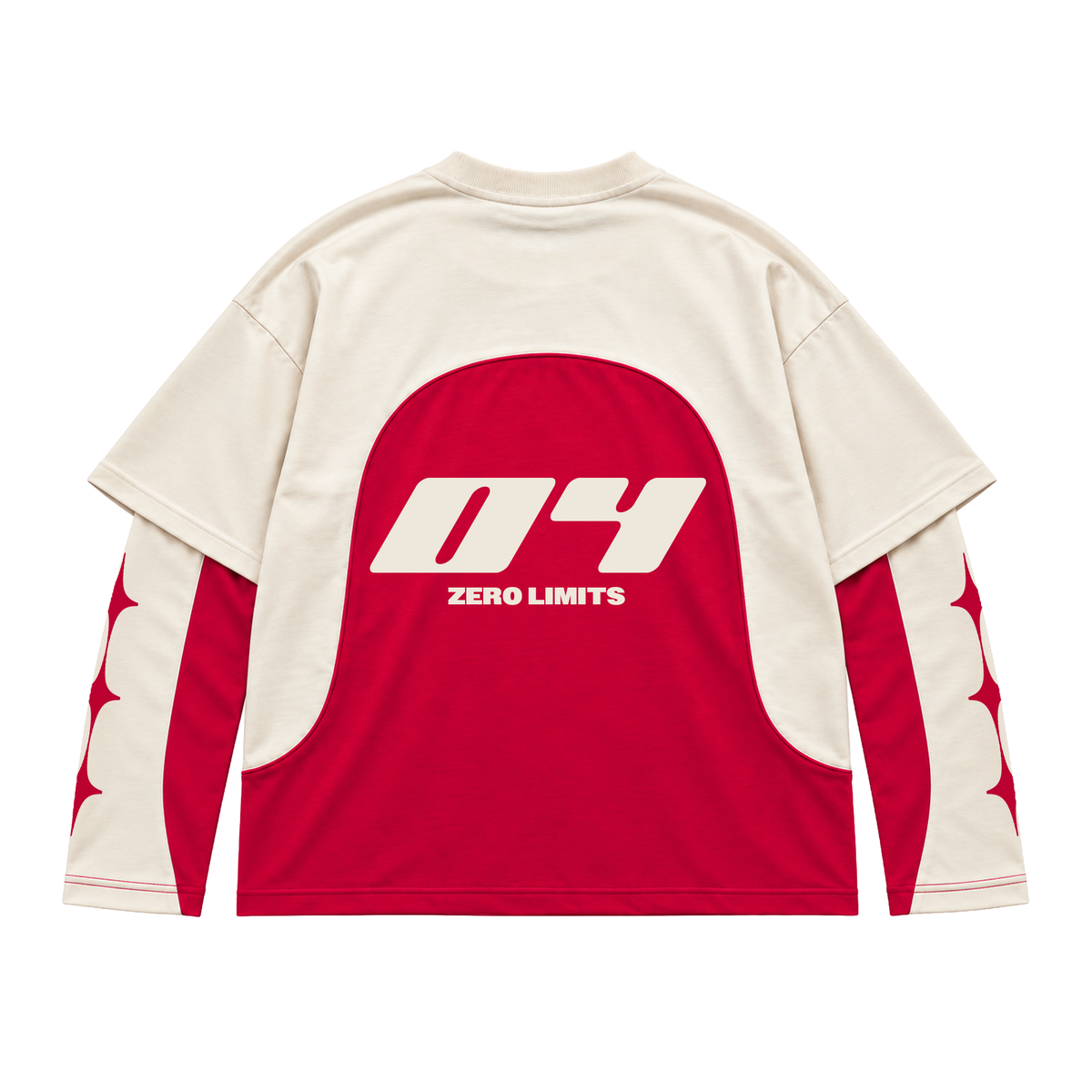 Iconic Red Fake Sleeve Tee