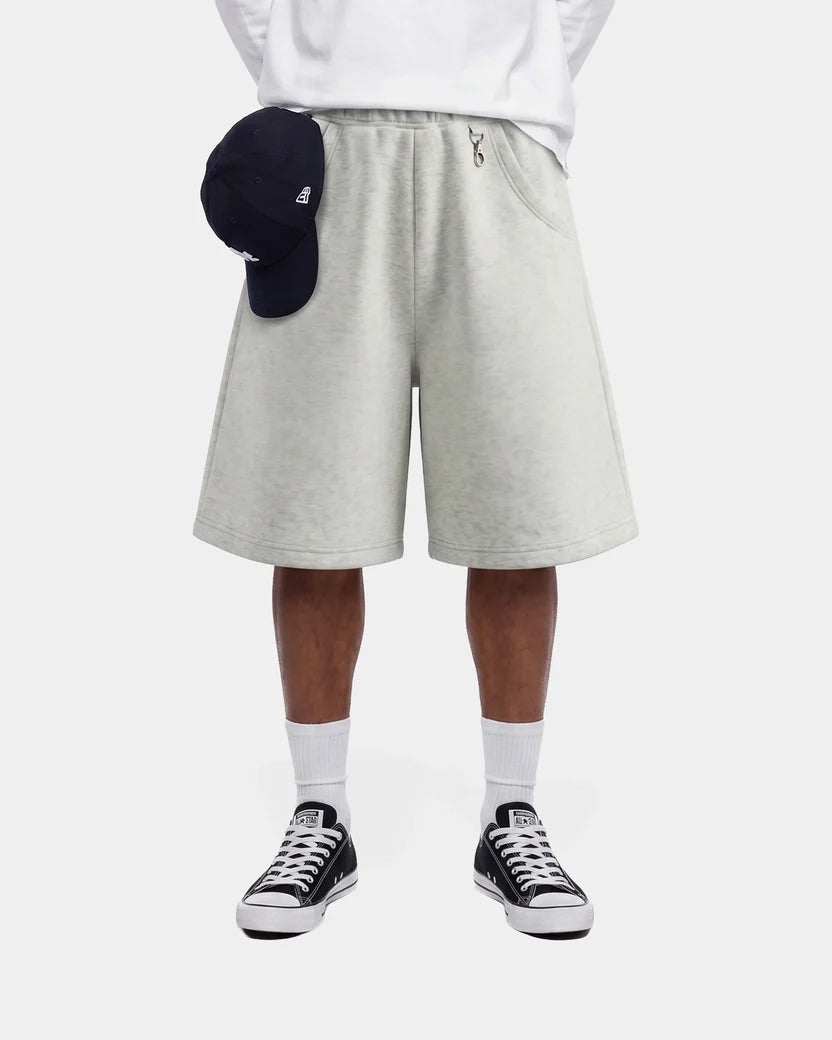 Grey Pocket Sweatshorts