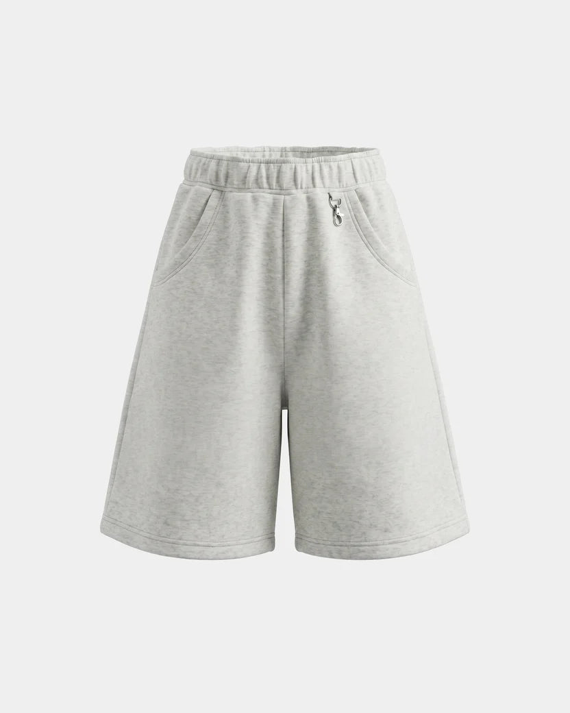Grey Pocket Sweatshorts