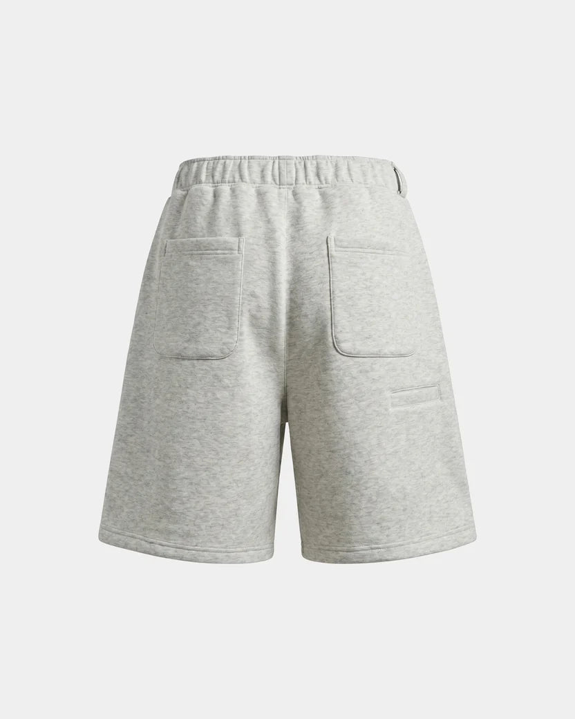 Grey Pocket Sweatshorts