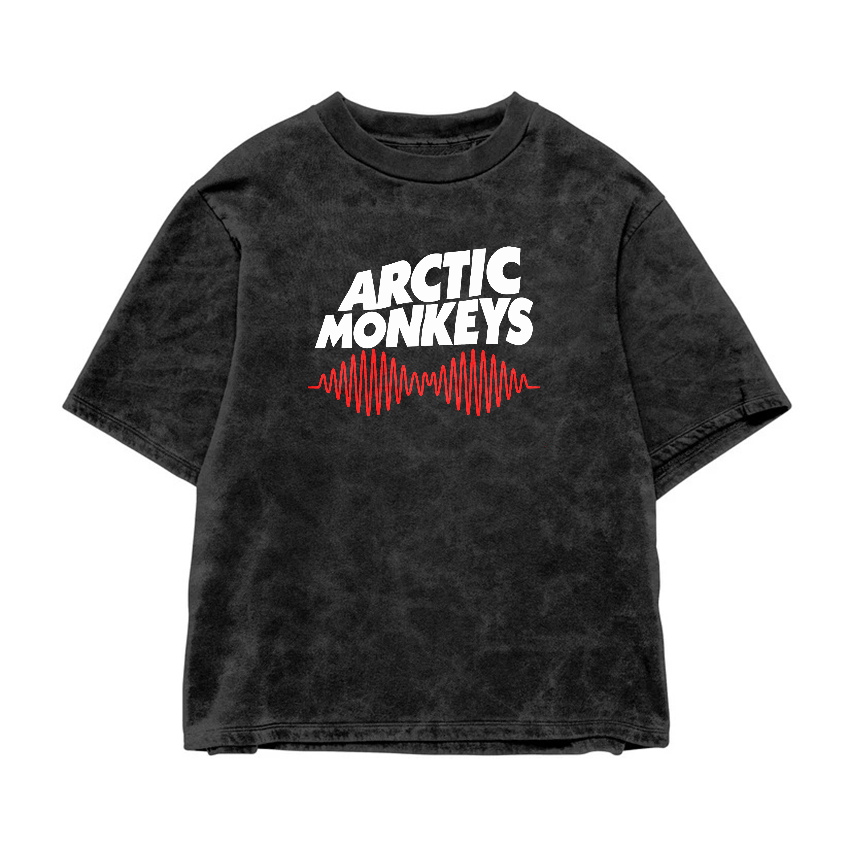 Arctic Monkeys Acid Wash Oversized Tee