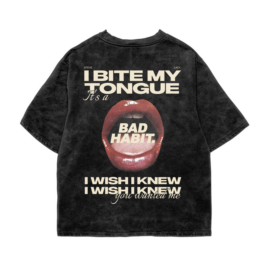 Steve Lacy Acid Wash Oversized Tee