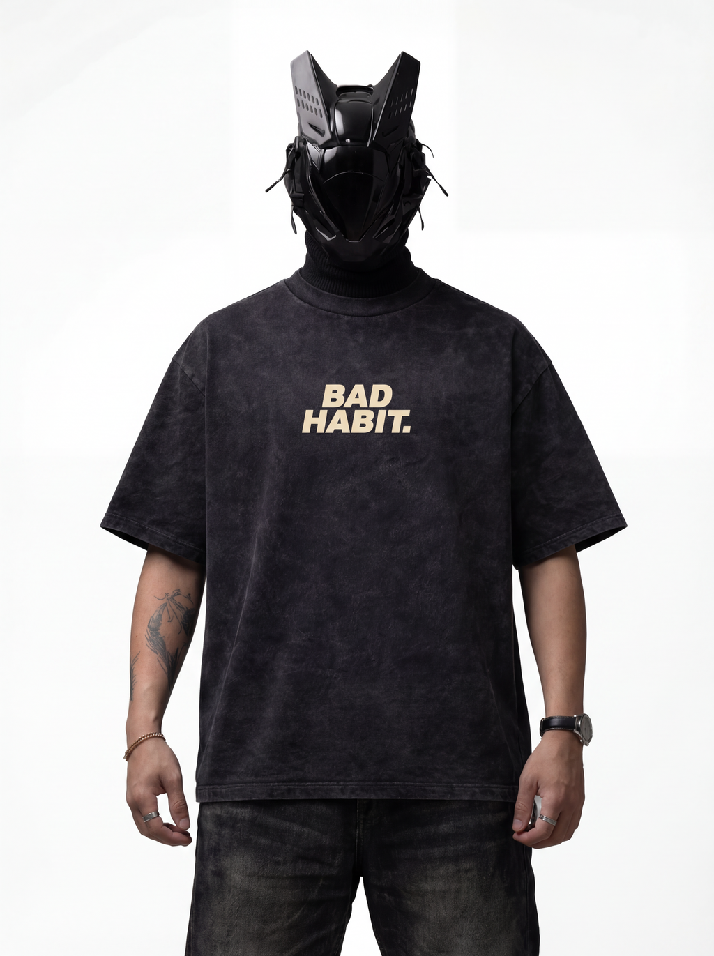 Steve Lacy Acid Wash Oversized Tee