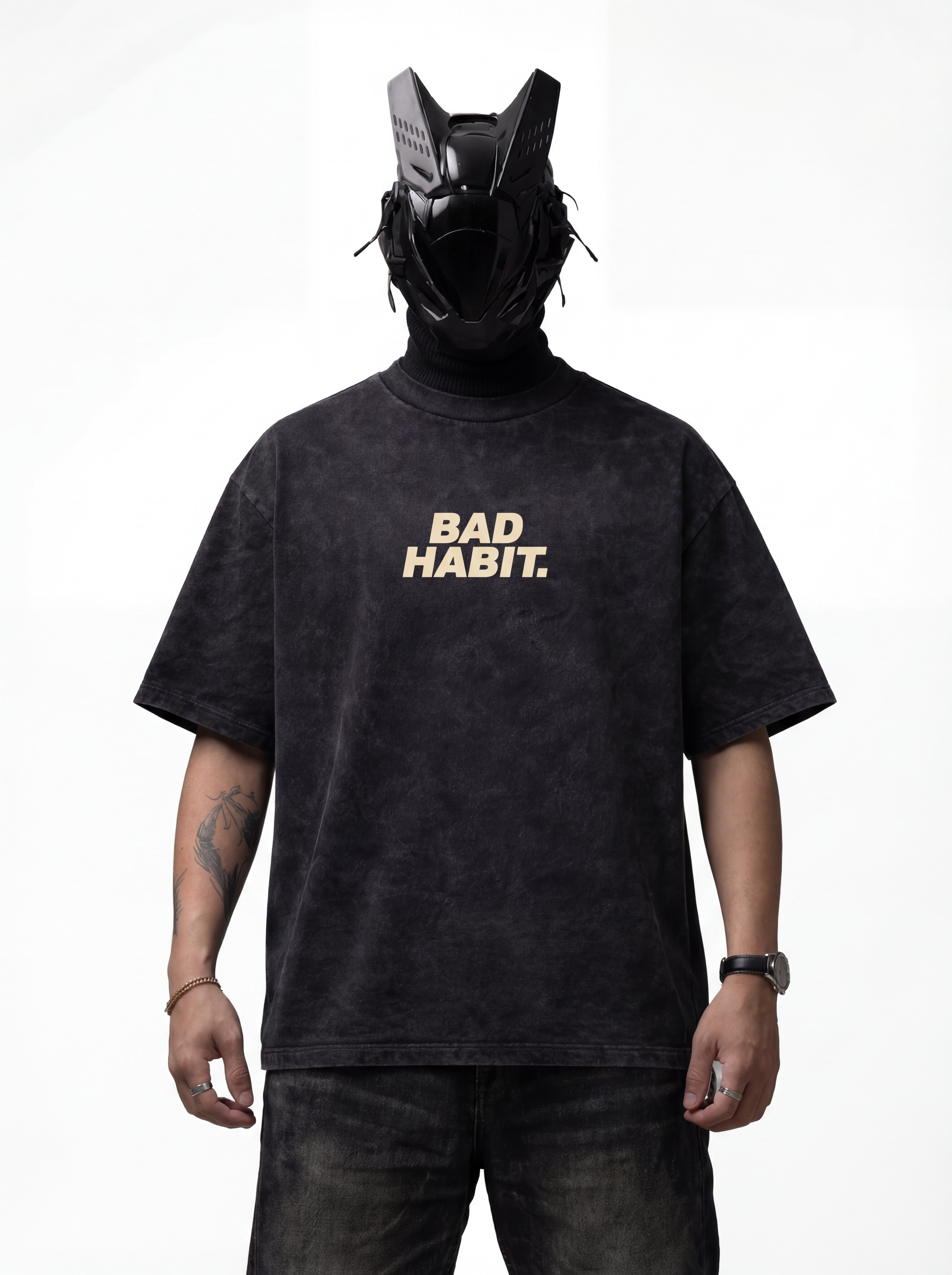 Steve Lacy Acid Wash Oversized Tee