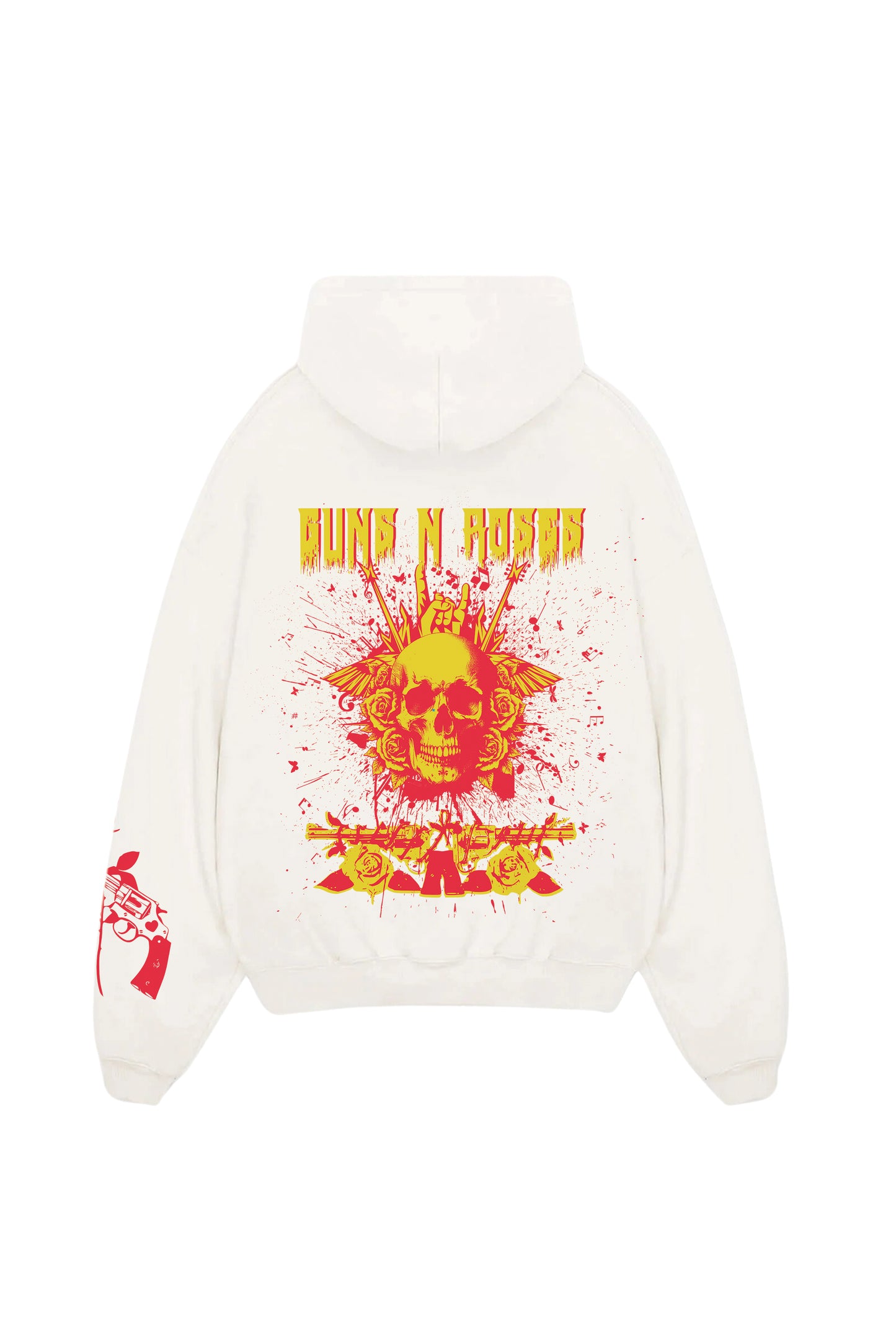 Guns N Roses Designed Oversized Hoodie