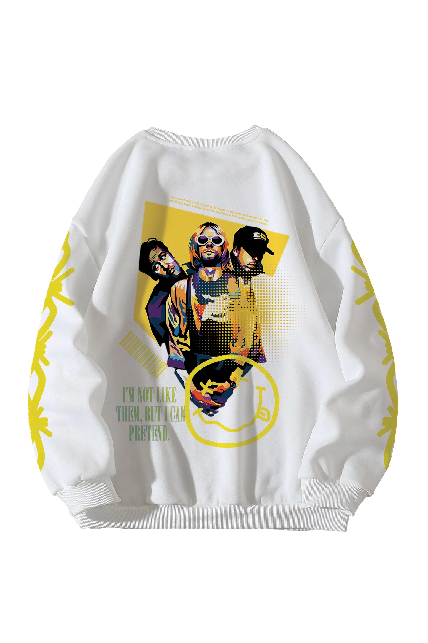 Nirvana Designed Oversized Sweatshirt