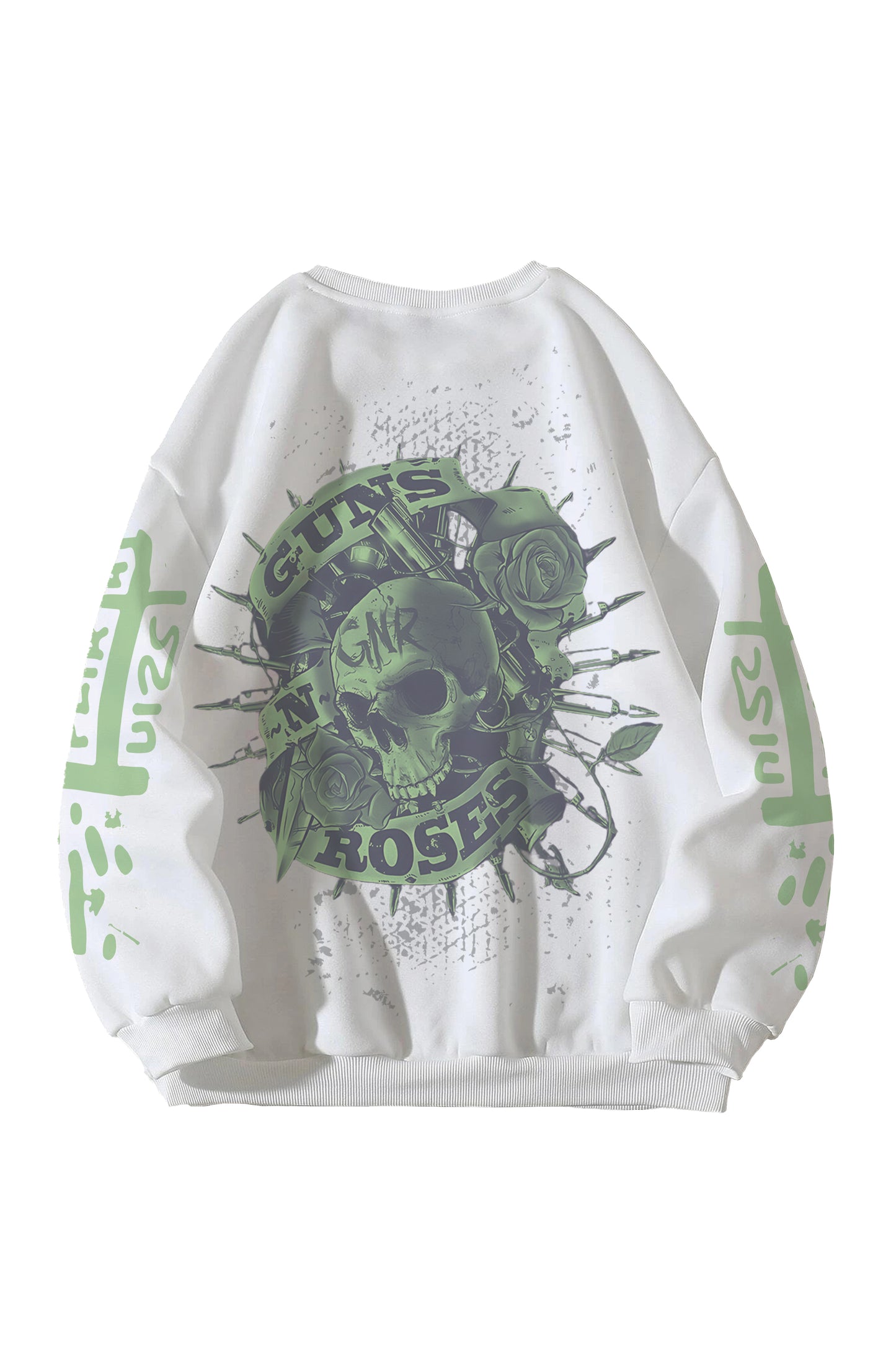 Guns N Roses Designed Oversized Sweatshirt