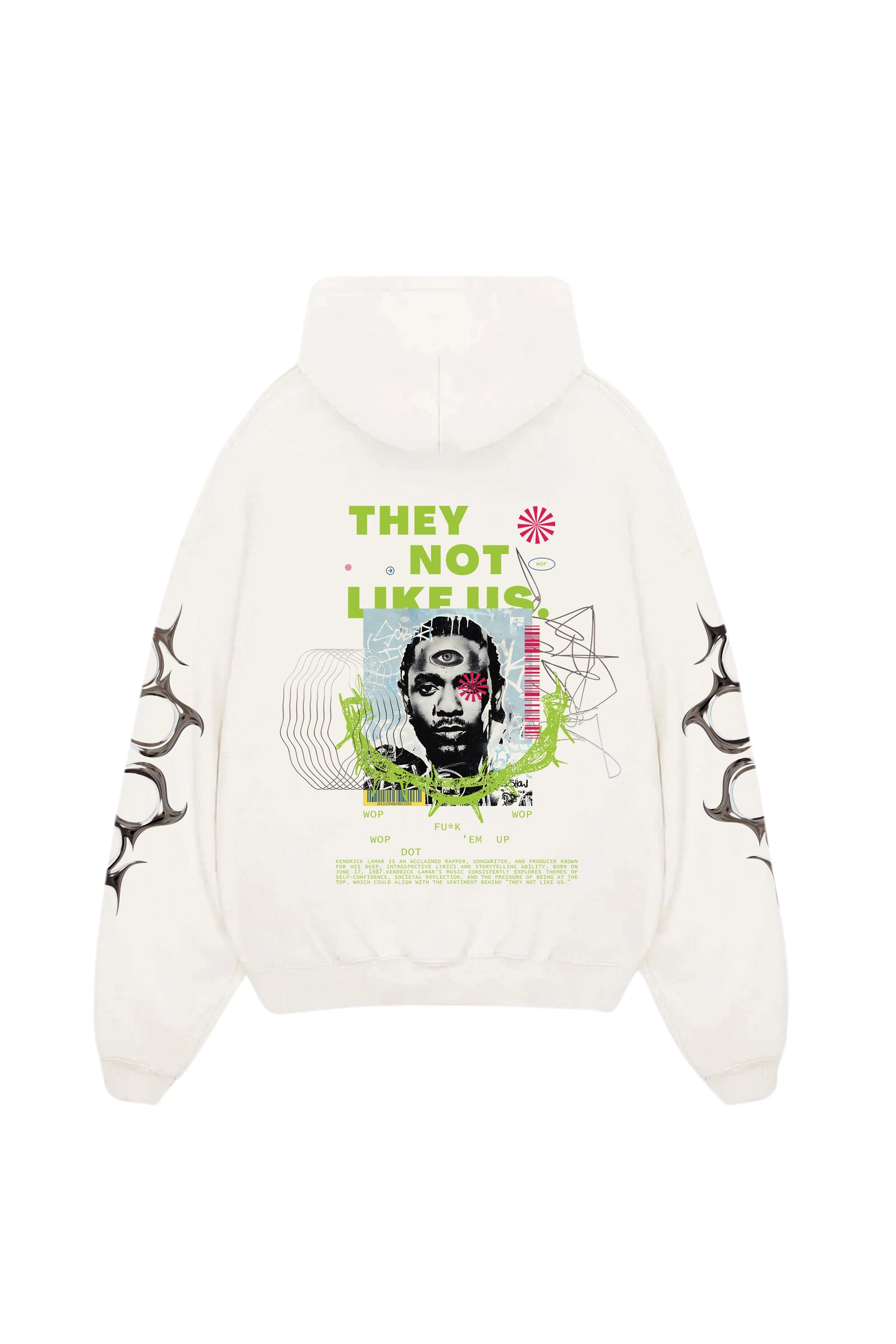 Kendrick Lamar Designed Oversized Hoodie