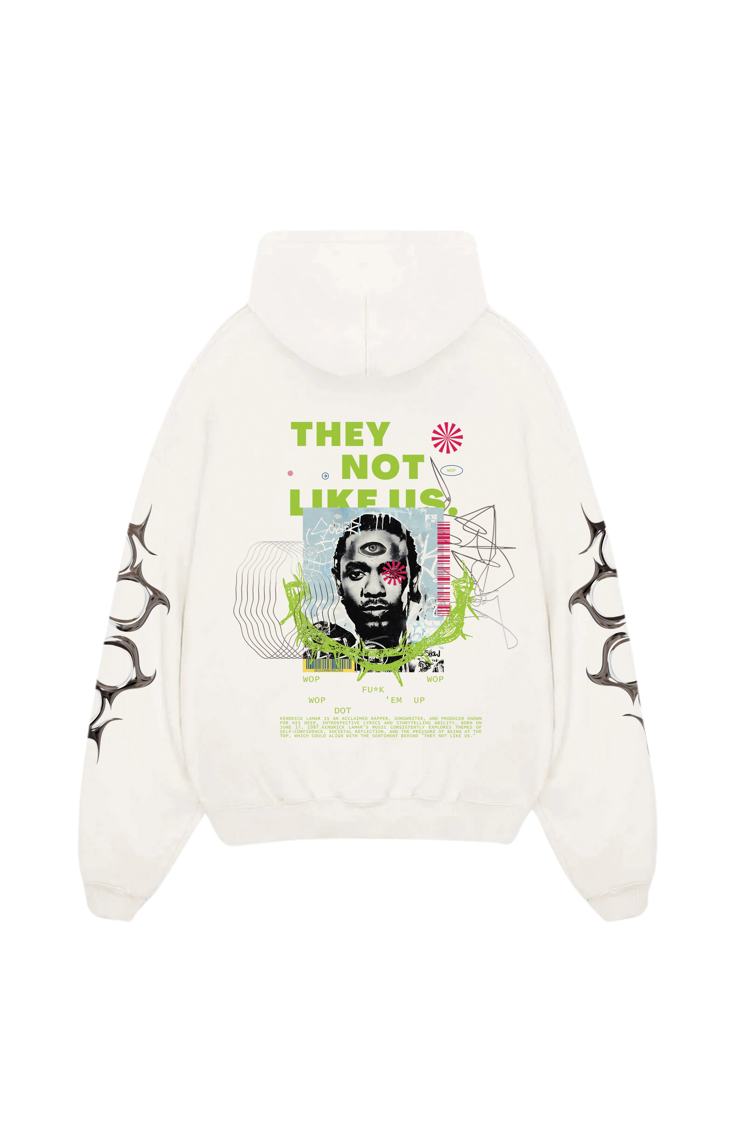 Kendrick Lamar Designed Oversized Hoodie