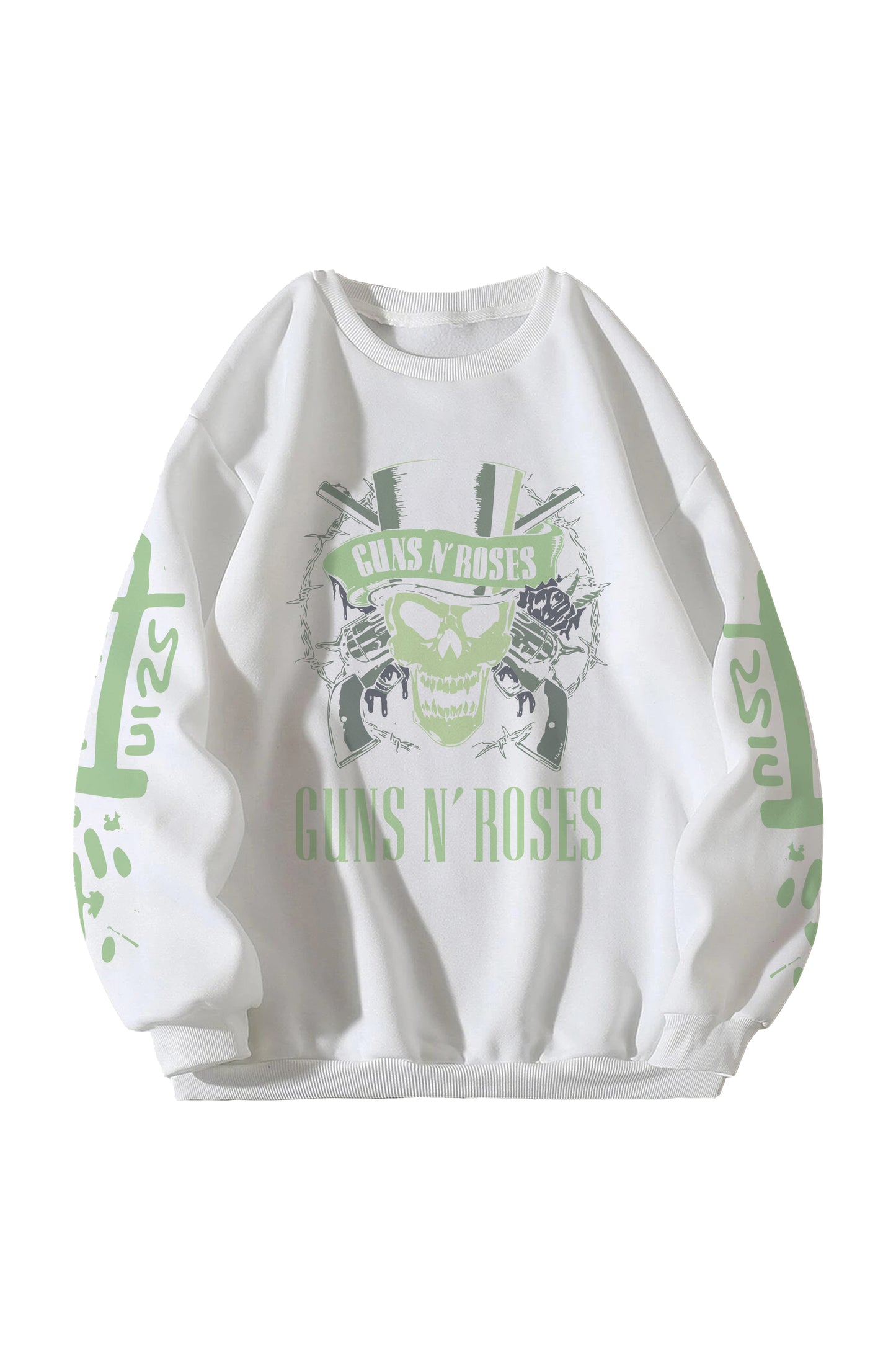 Guns N Roses Designed Oversized Sweatshirt