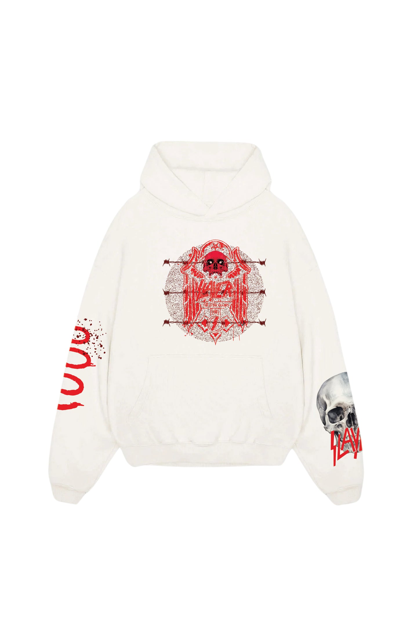 Slayer Designed Oversized Hoodie