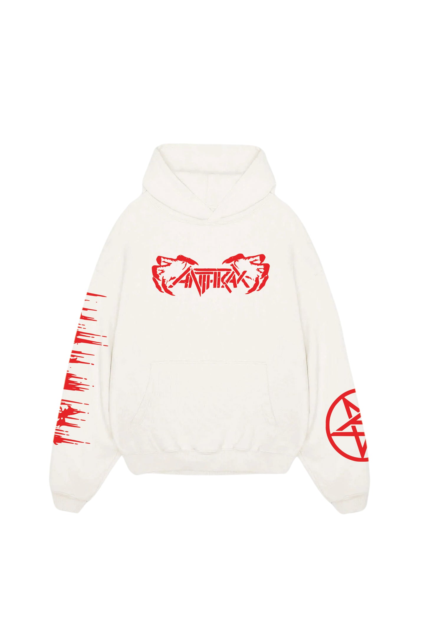 Anthrax Designed Oversized Hoodie