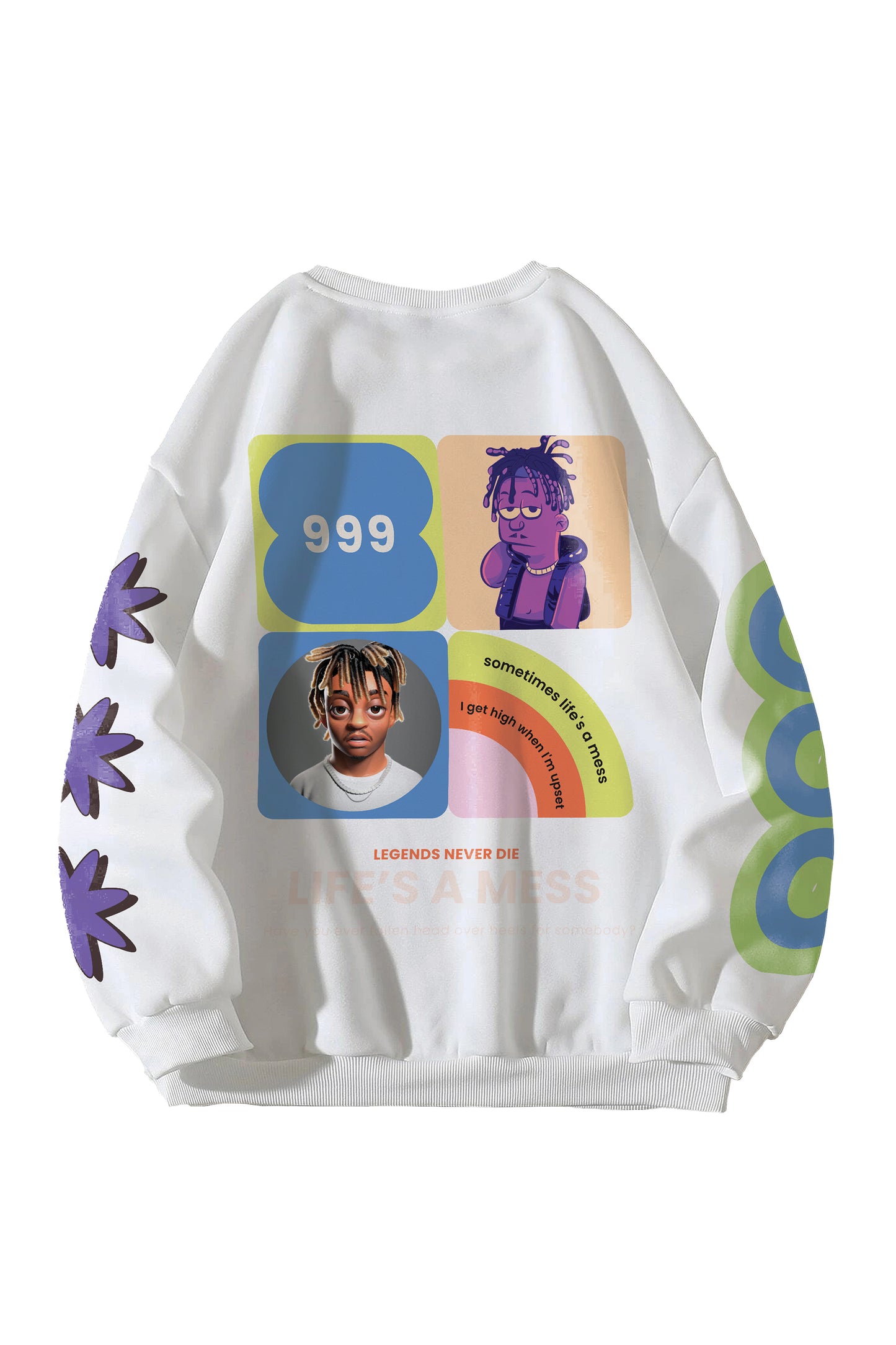 Juice World Designed Oversized Sweatshirt