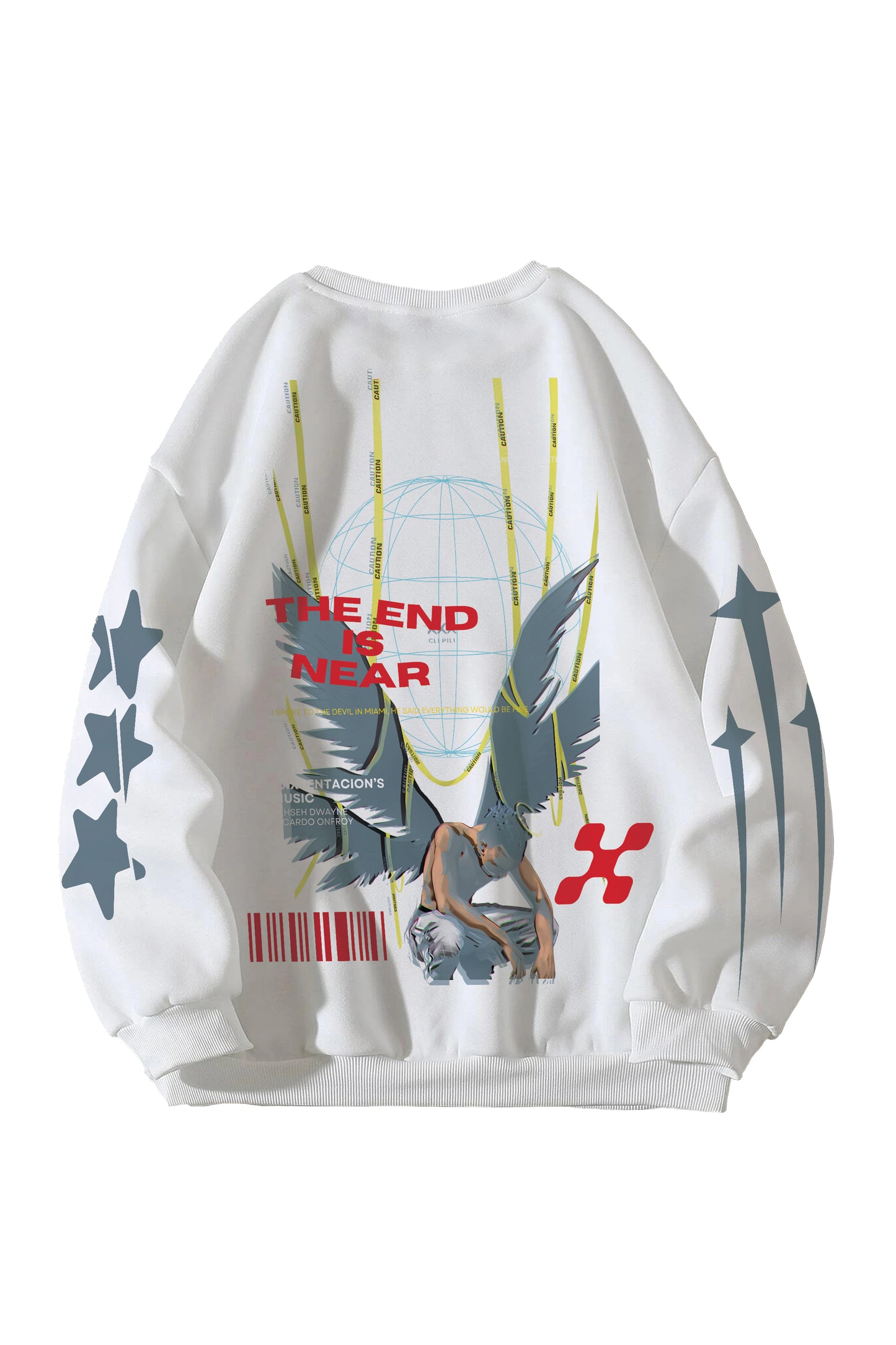 XXX Tentacion Designed Oversized Sweatshirt