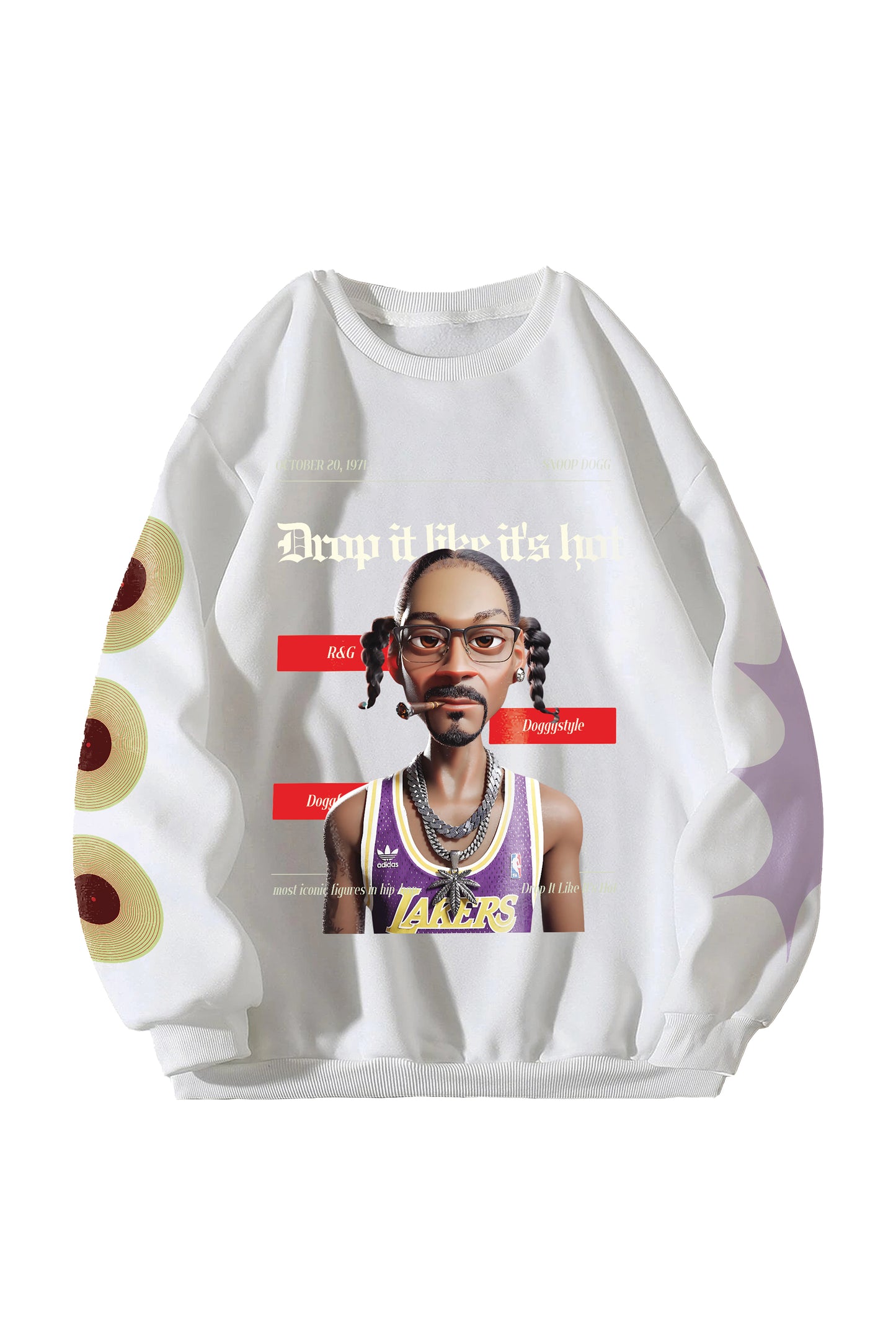 Snoop Dogg Designed Oversized Sweatshirt